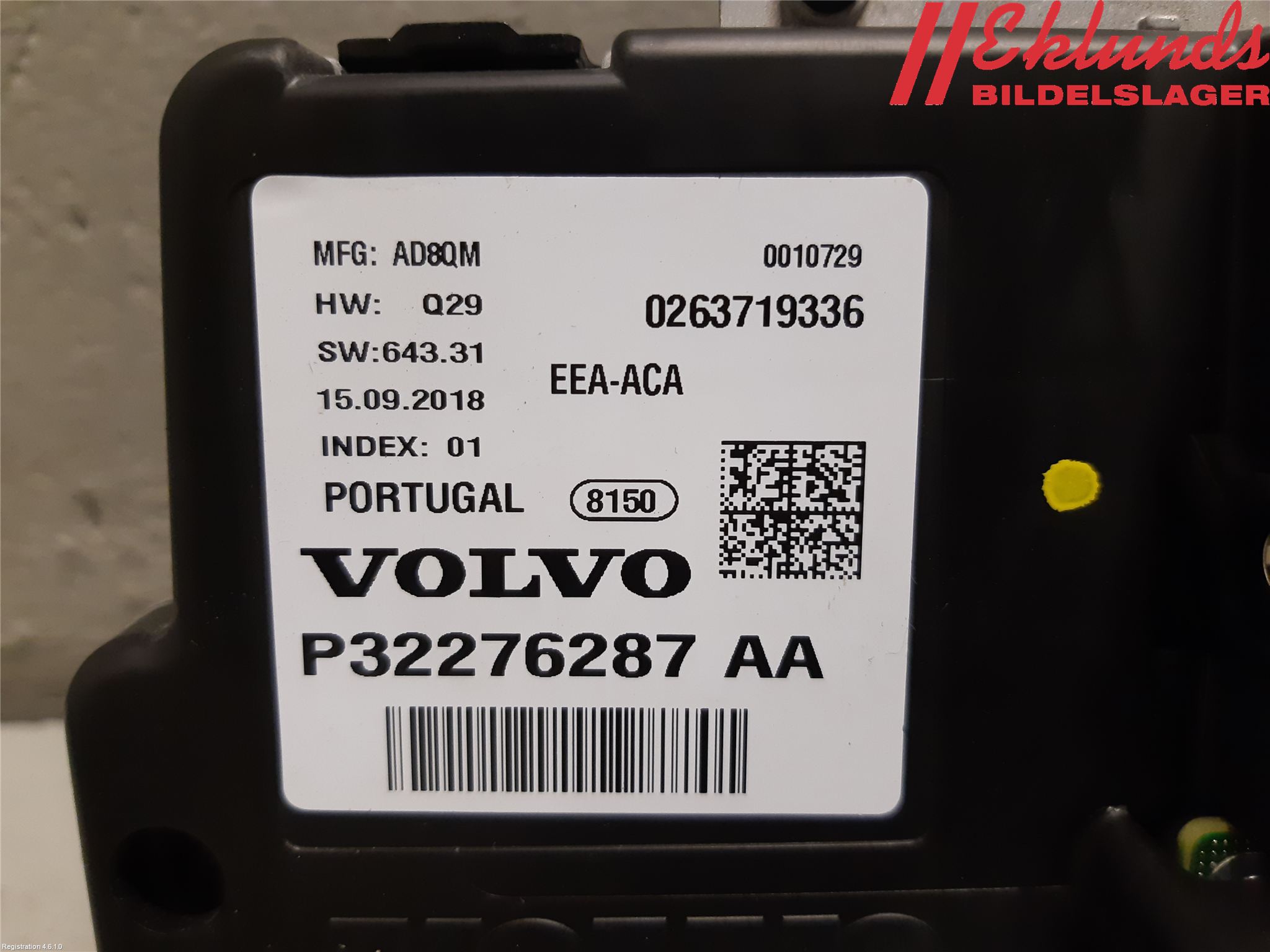 Volvo V60 19- Instrument Komb