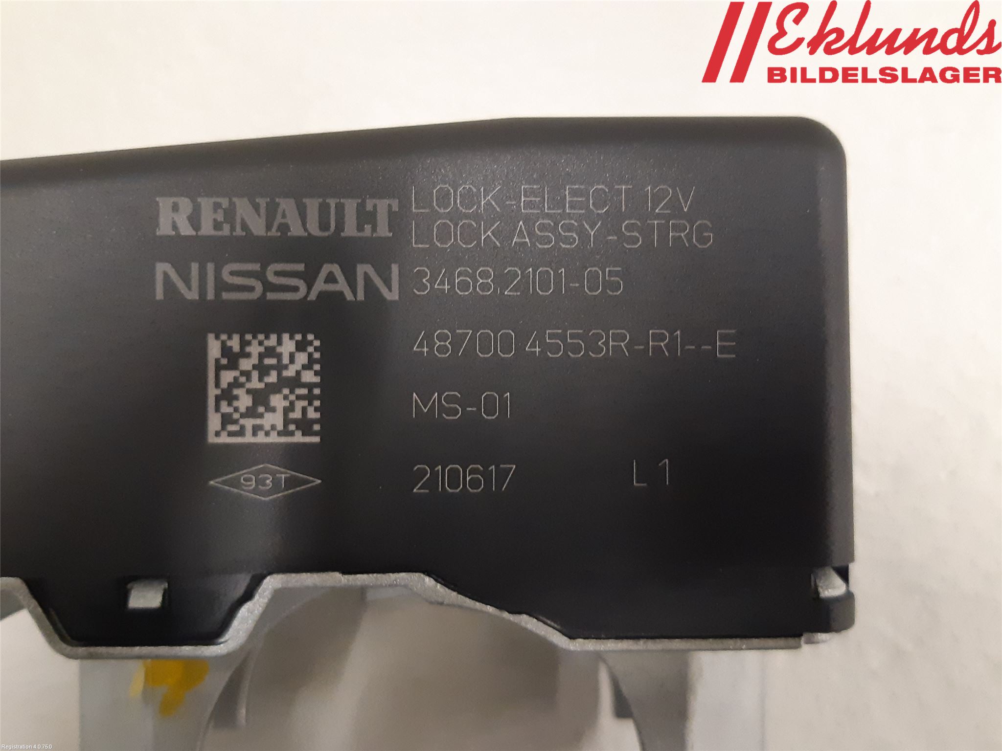 Renault KADJAR 15- Rattlås-Tändlås Elektrisk