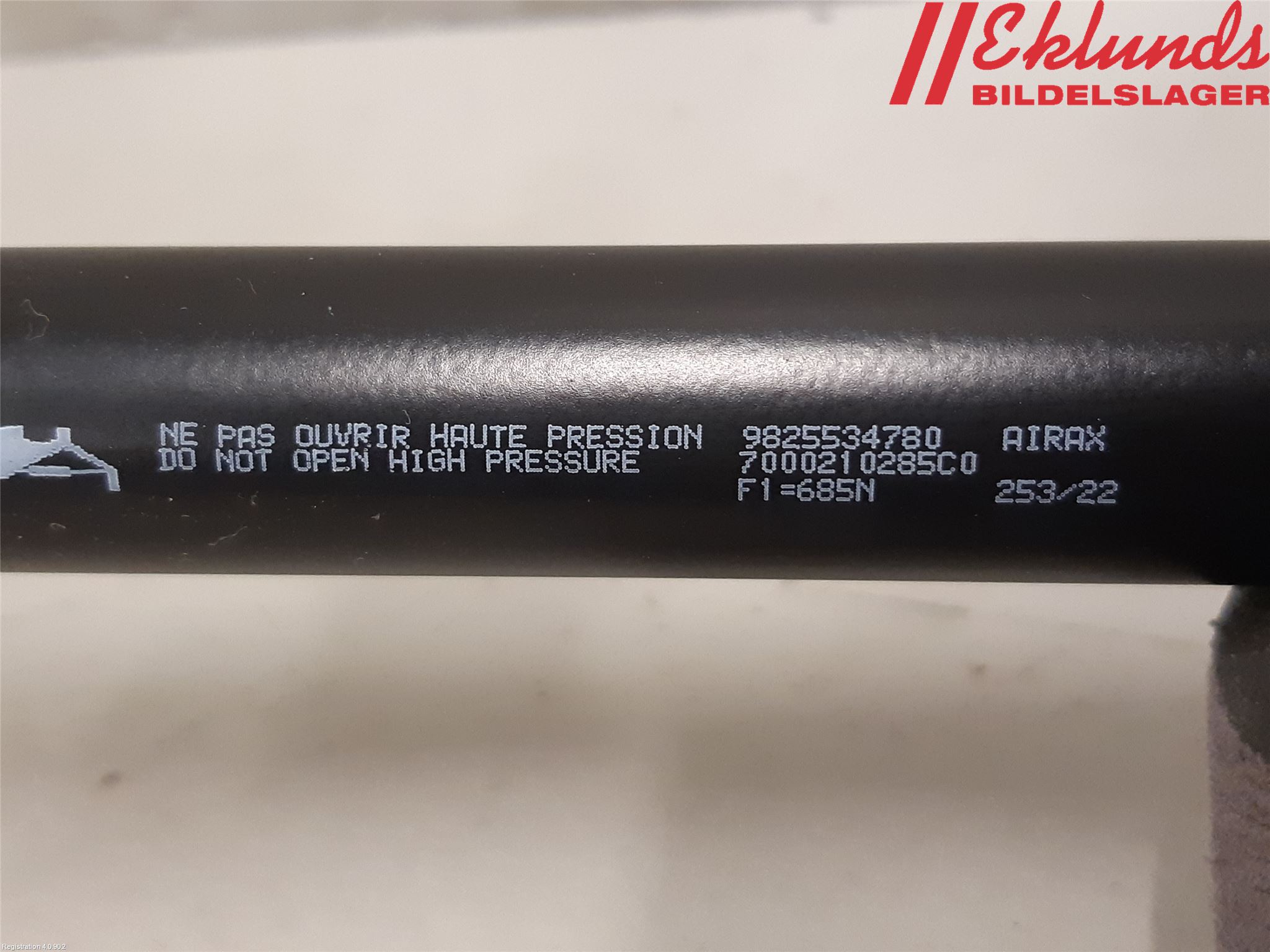 Peugeot 2008/E-2008 20- Gasfjäder Baklucka