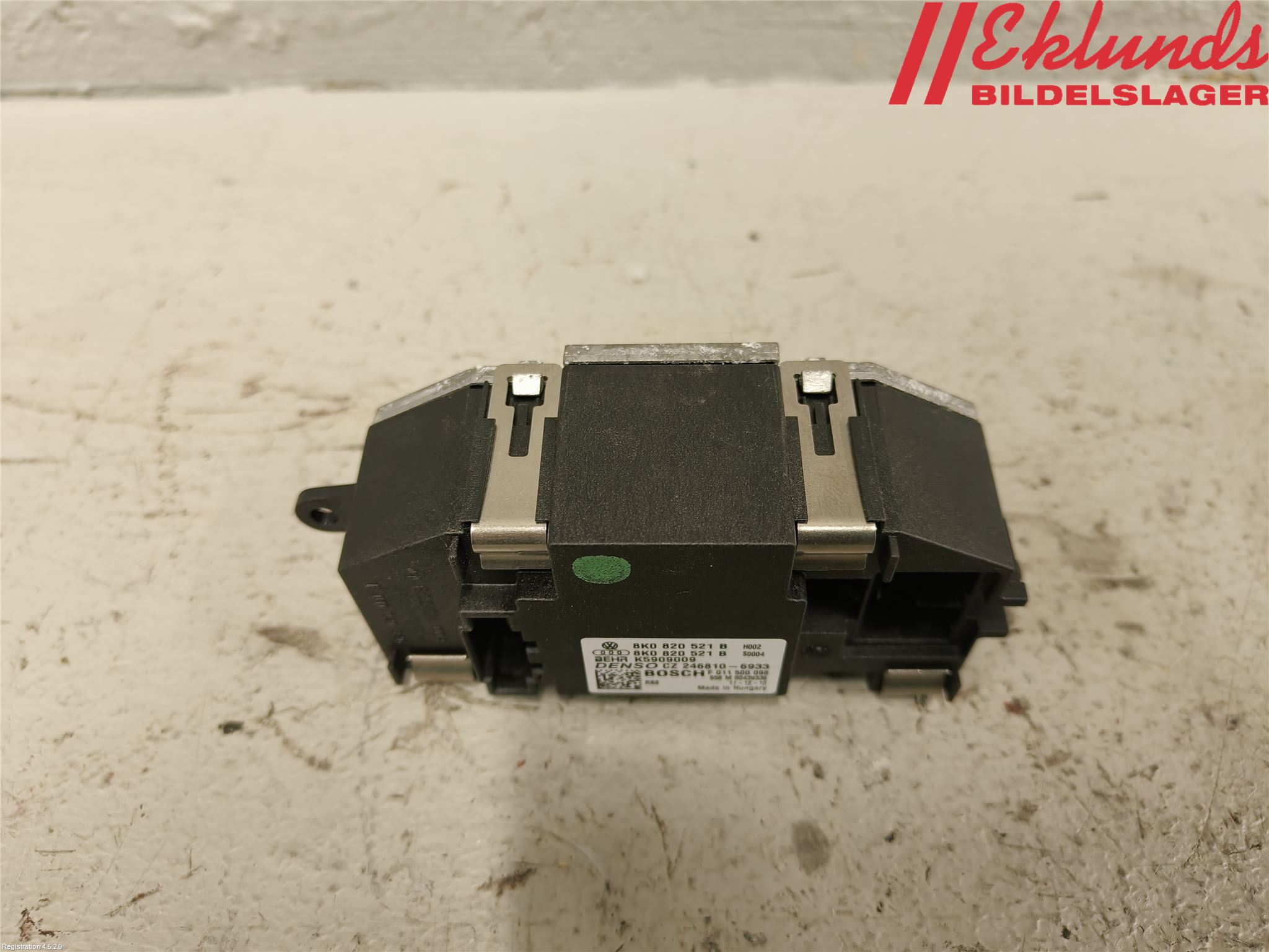 Audi A4/S4 08-11 Värmefläktsmotstånd