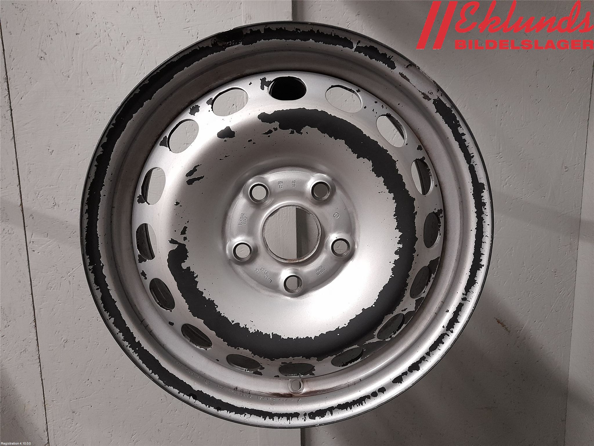 Volkswagen VW CADDY 16-20 Fälgsats Plåt