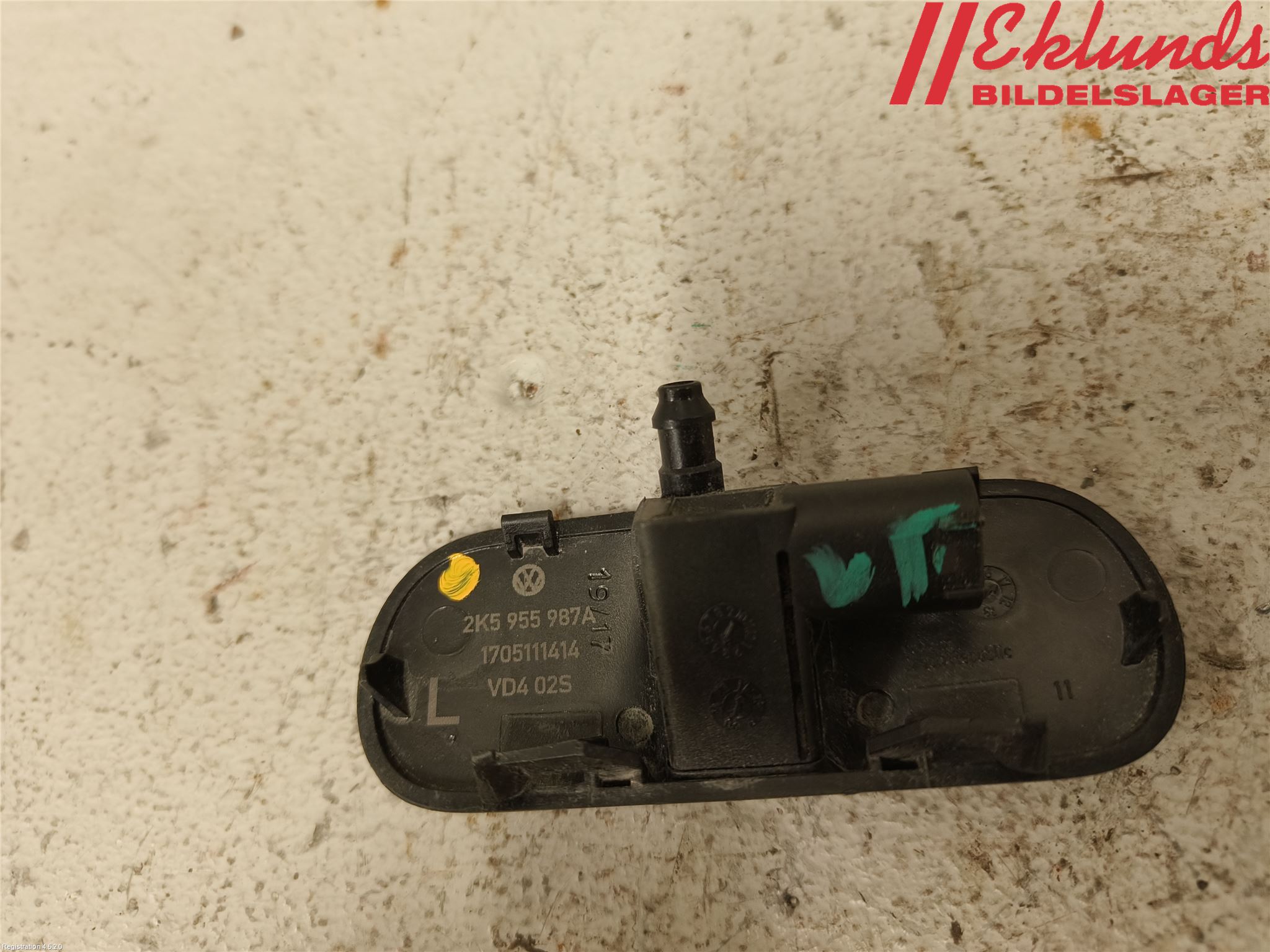 Volkswagen VW CADDY 16-20 Spolarmunstycke Rutor