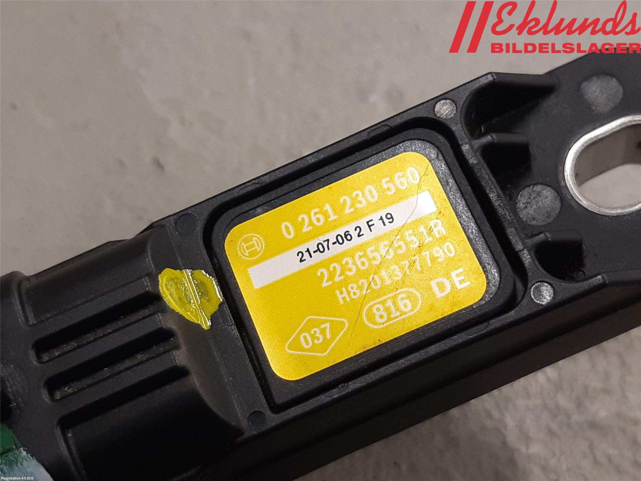 Renault MASTER III 20-24 Givare Laddluftstryck