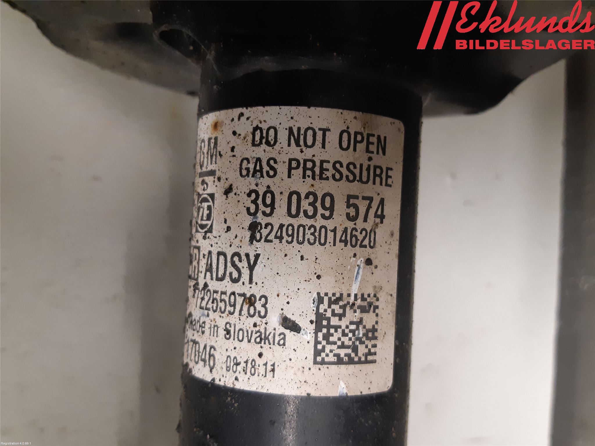 Opel ASTRA K 16-22 Fjäderben Fram Höger