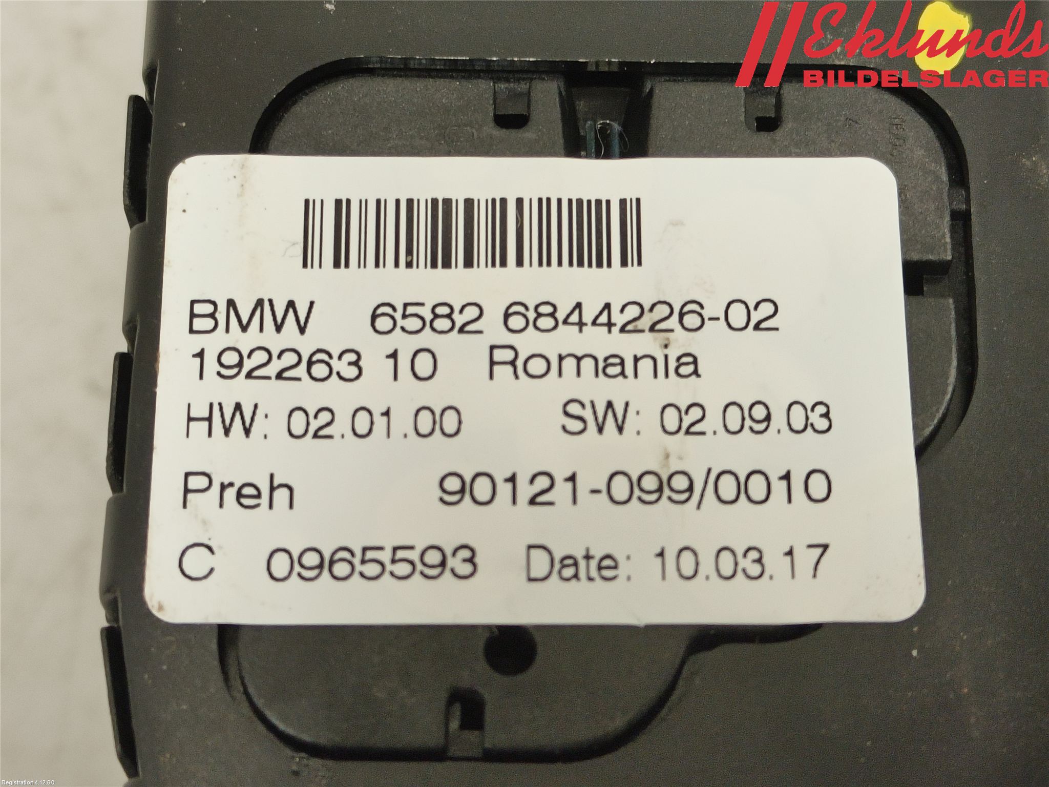 BMW 5 G30/G31/F90 17-23 Strömställare Multifunktion