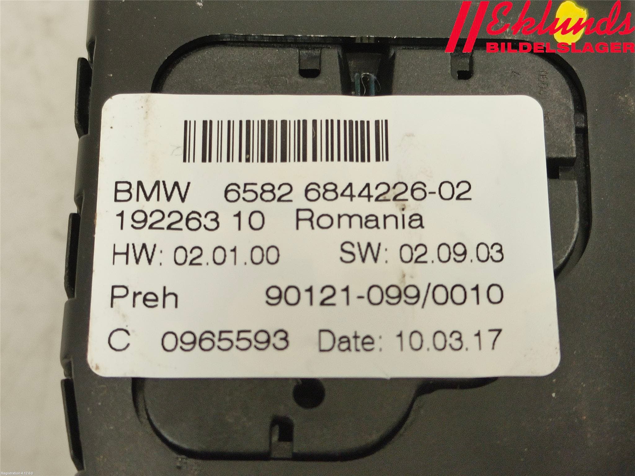 BMW 5 G30/G31/F90 17-23 Strömställare Multifunktion