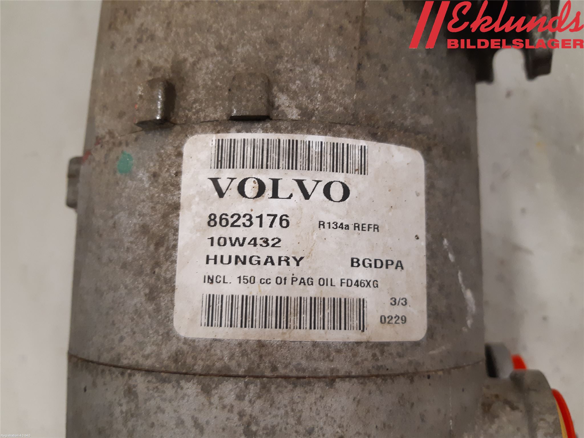 Volvo S60 11-13 Ac Kompressor