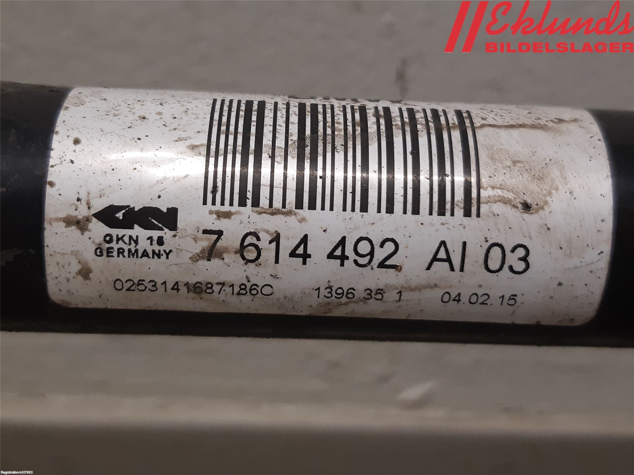 BMW X4 F26 14-18 Drivaxel Bak Höger