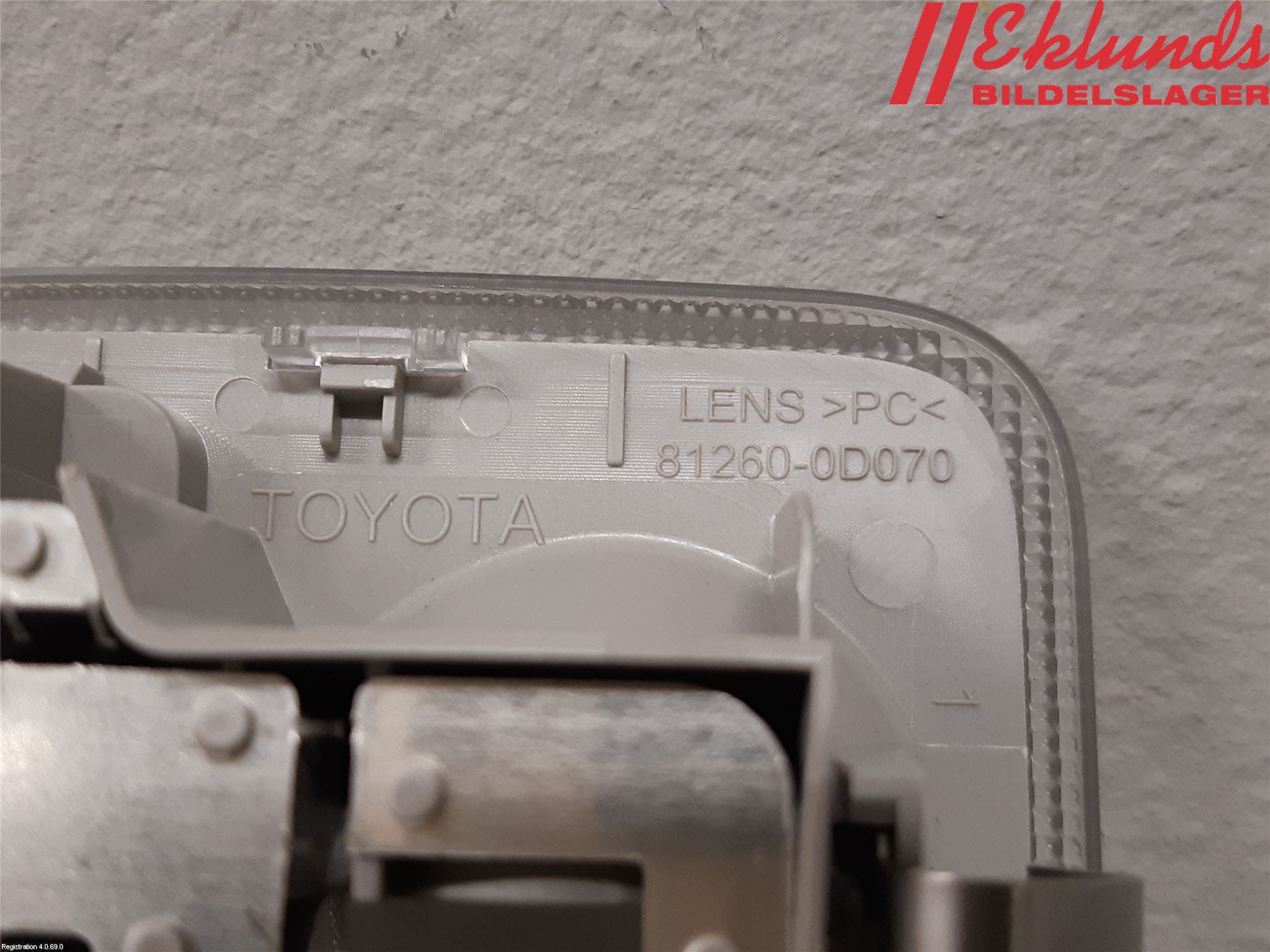 Toyota YARIS XP130 15-20 Innerbelysning