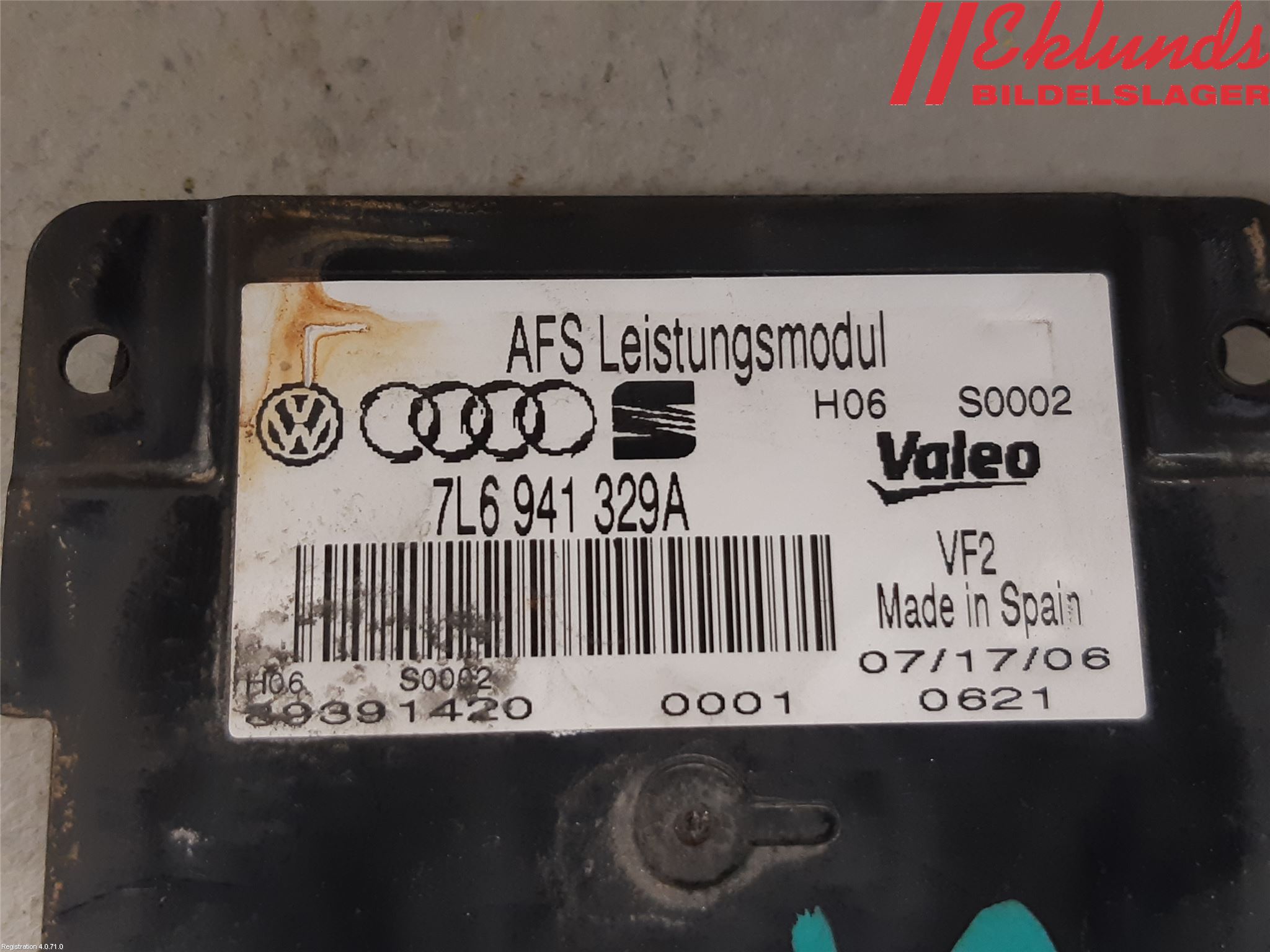 Audi Q7/SQ7 Styrenhet Strålkastare