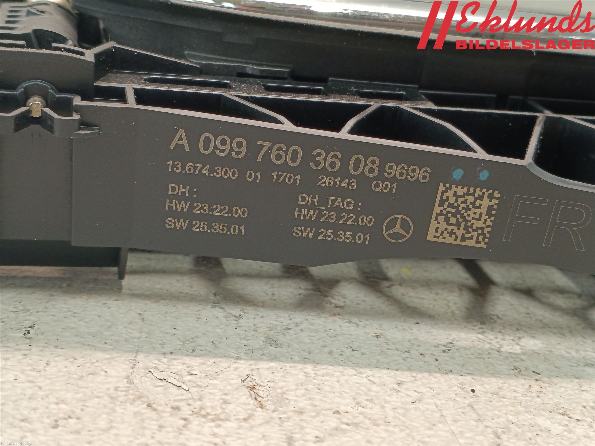 Mercedes-Benz MB CLA-KLASS (C118/X118) 19- Dörrhandtag Yttre Hö
