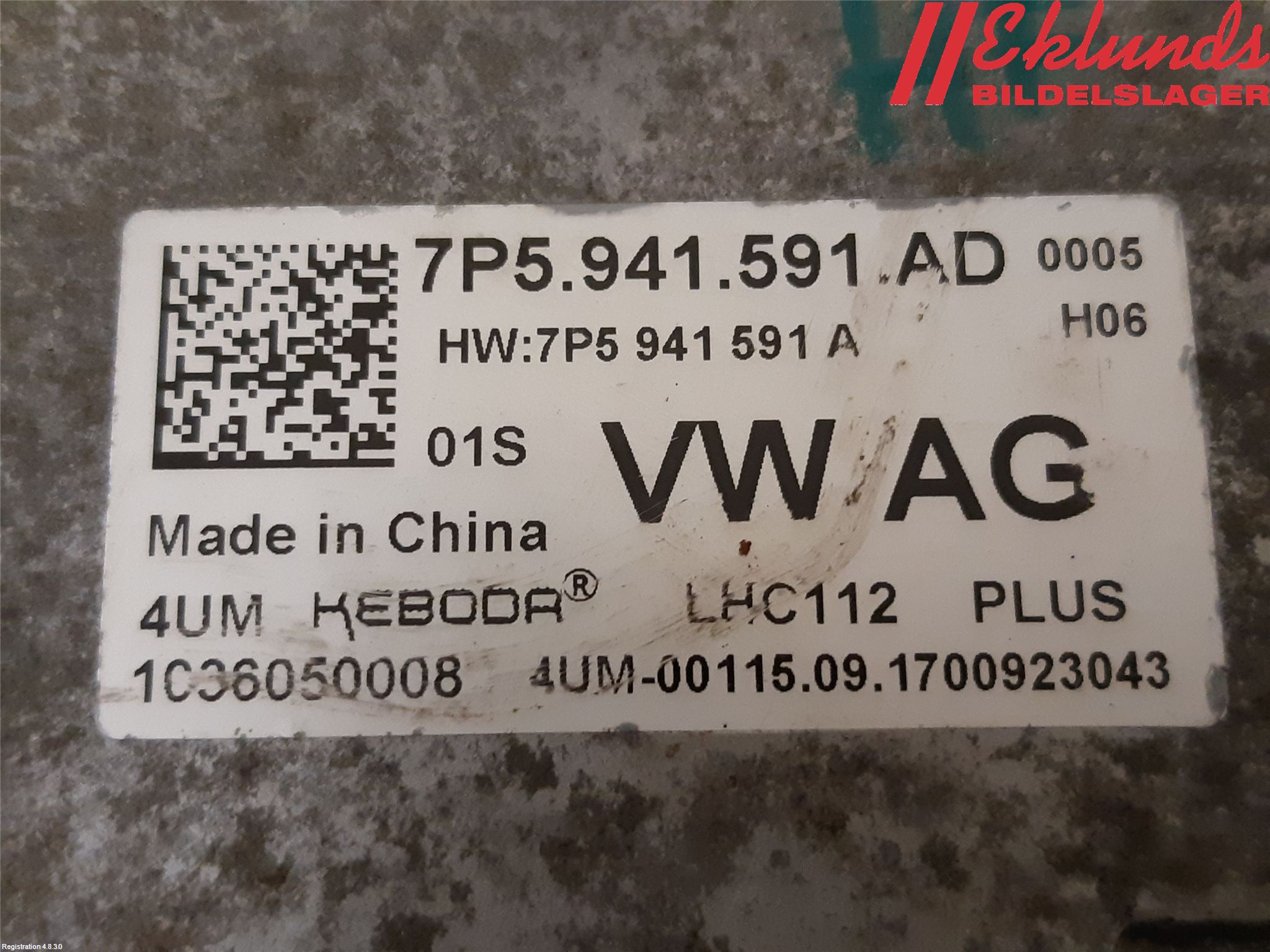 Skoda KODIAQ 17-24 Styrenhet Strålkastare