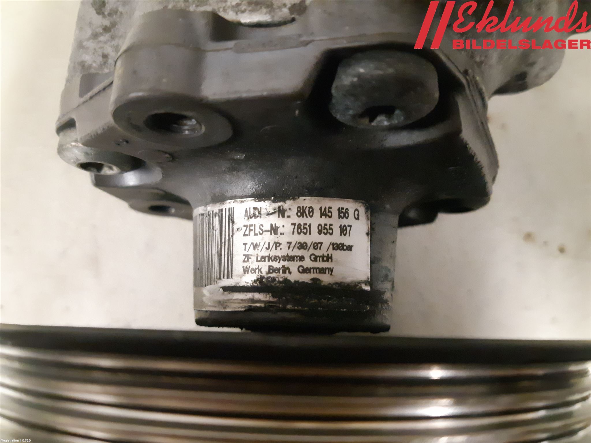 Audi A4/S4 08-11 Styrservopump