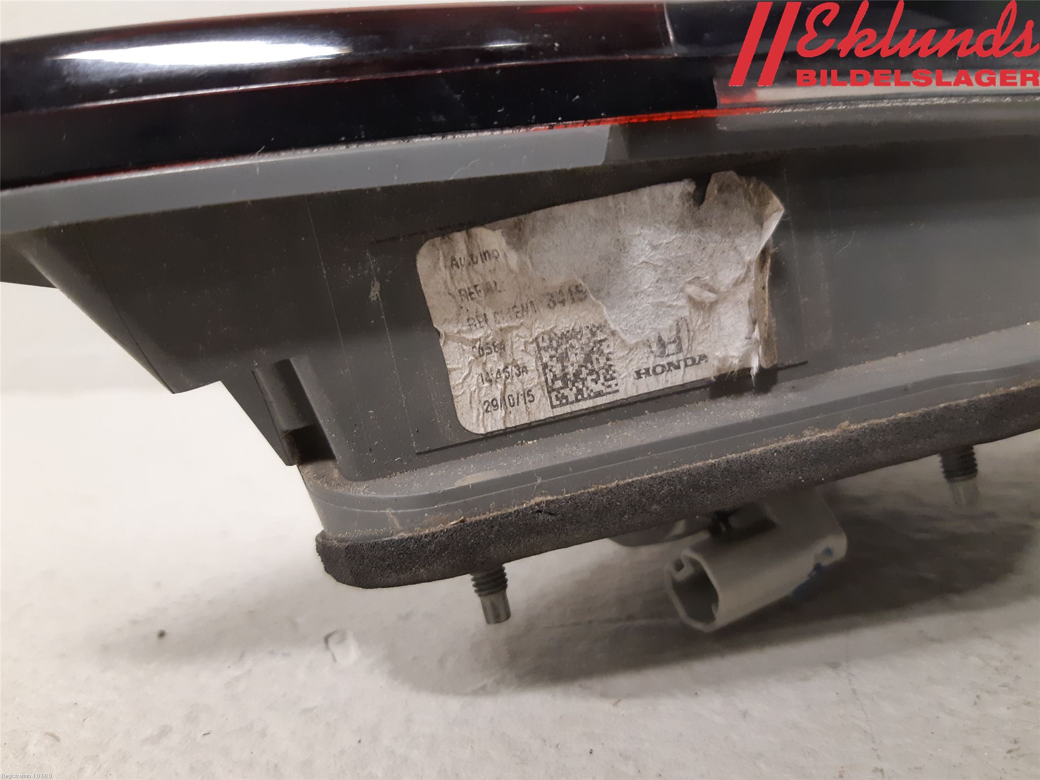 Honda CIVIC 12-16 Bakljus Lucka Vä