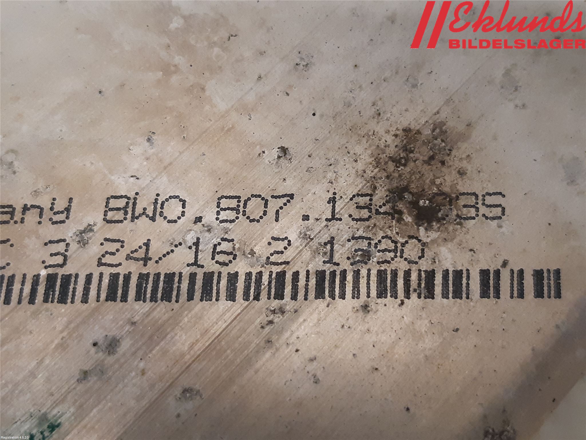 Audi A4/S4 B9 16-19 Stötfångarbärjärn Fram