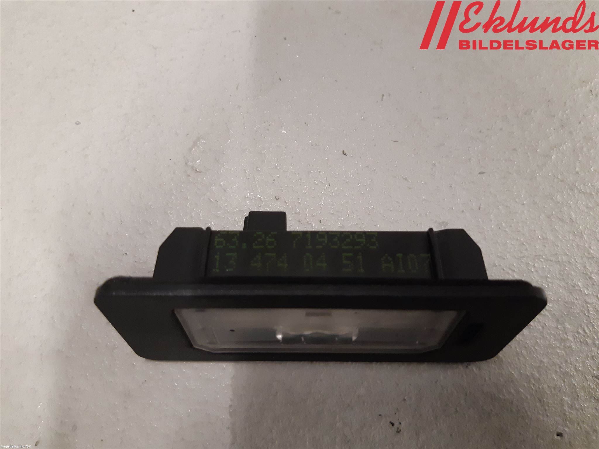 BMW 3 F30/F31/F80 12-19 Skylt Belysning
