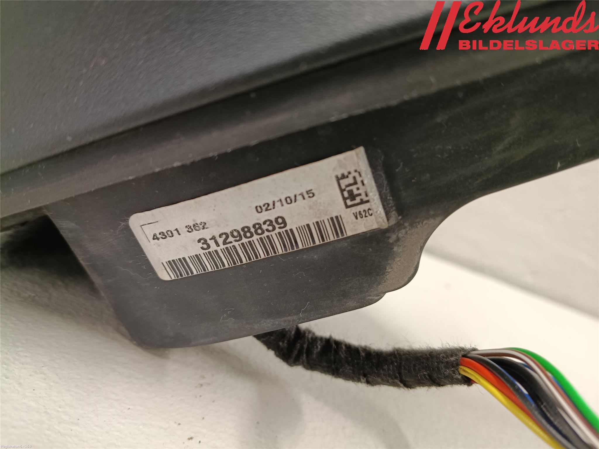 Volvo V70 14-16 Spegel Yttre El Hö