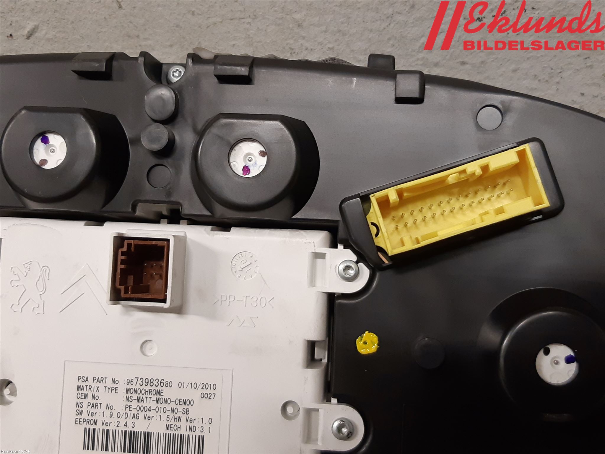 Peugeot RCZ Instrument Komb