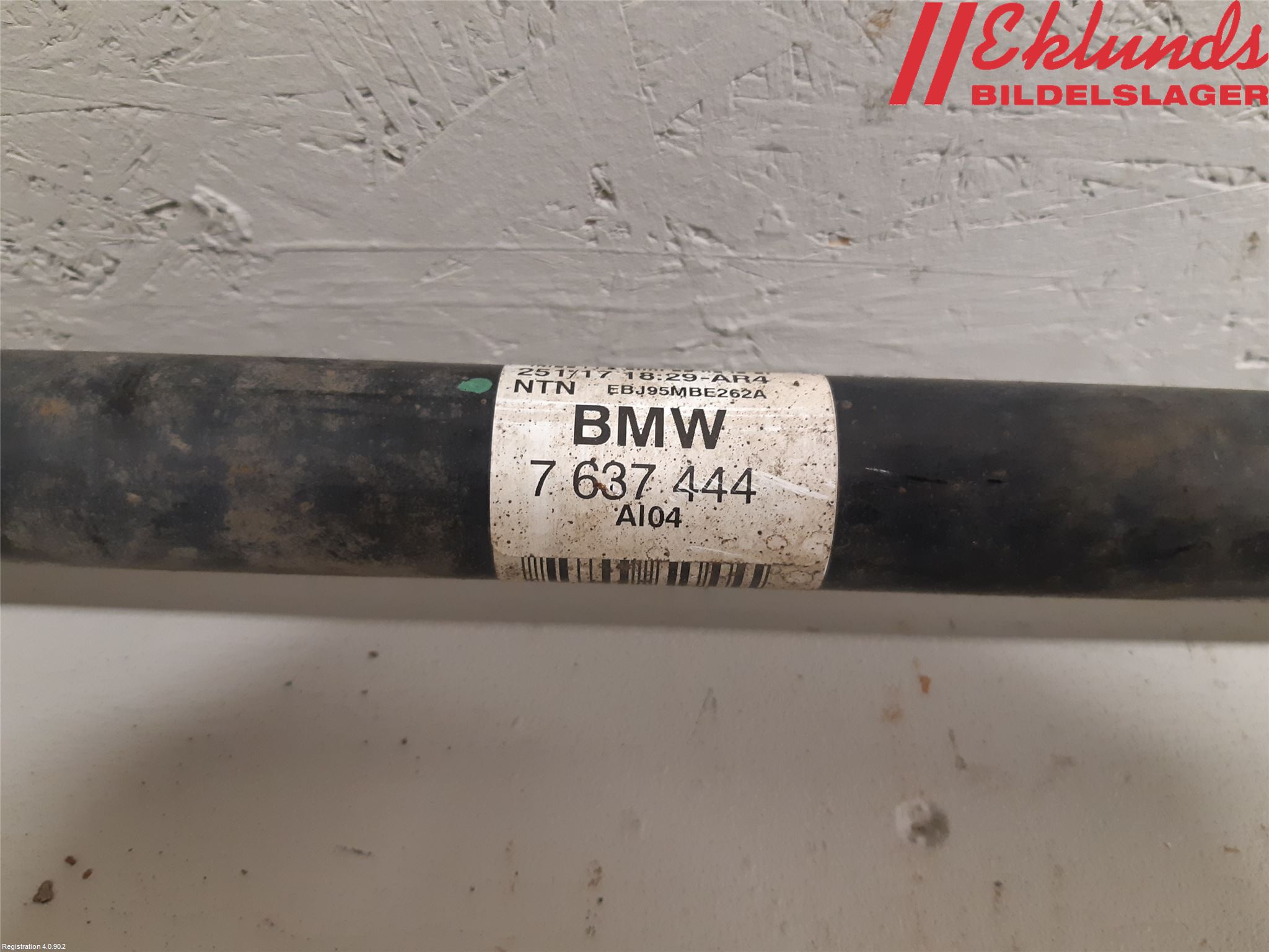 BMW 3 F30/F31/F80 12-19 Drivaxel Bak Höger