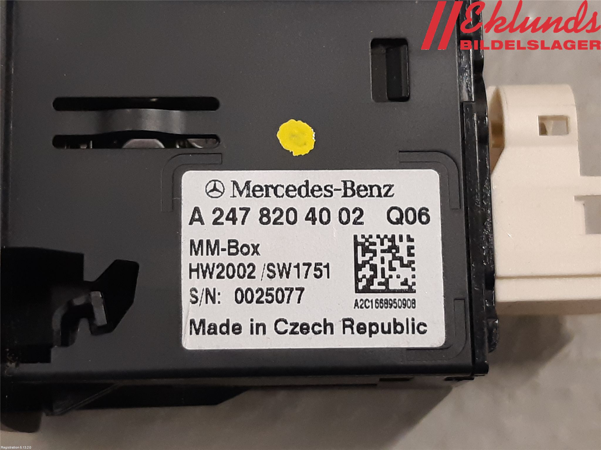 Mercedes-Benz MB EQC (N293) 20- Usb Connection