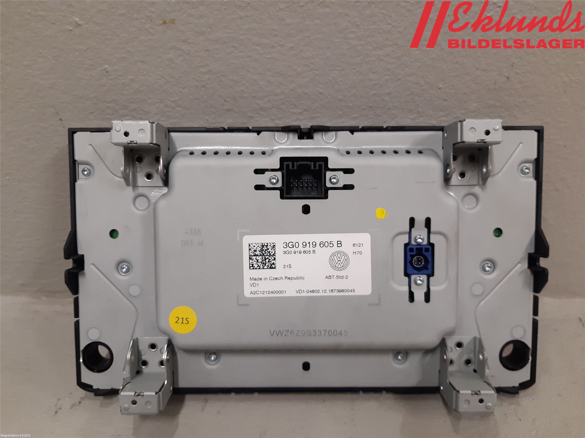 Volkswagen VW GOLF / E-GOLF VII 13-20 Cd Radio - Multimediapanel