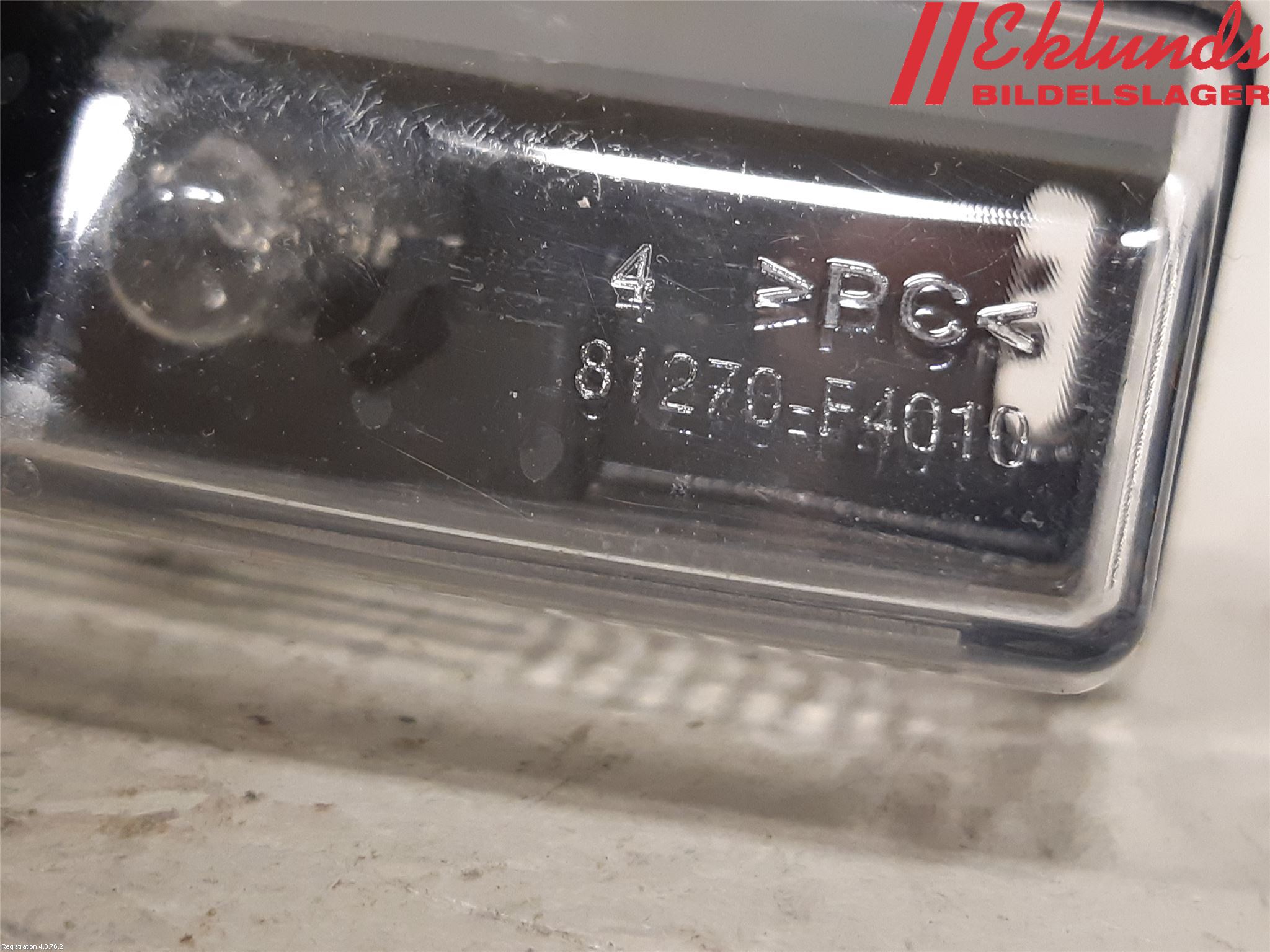 Toyota C-HR 16-23 Skylt Belysning