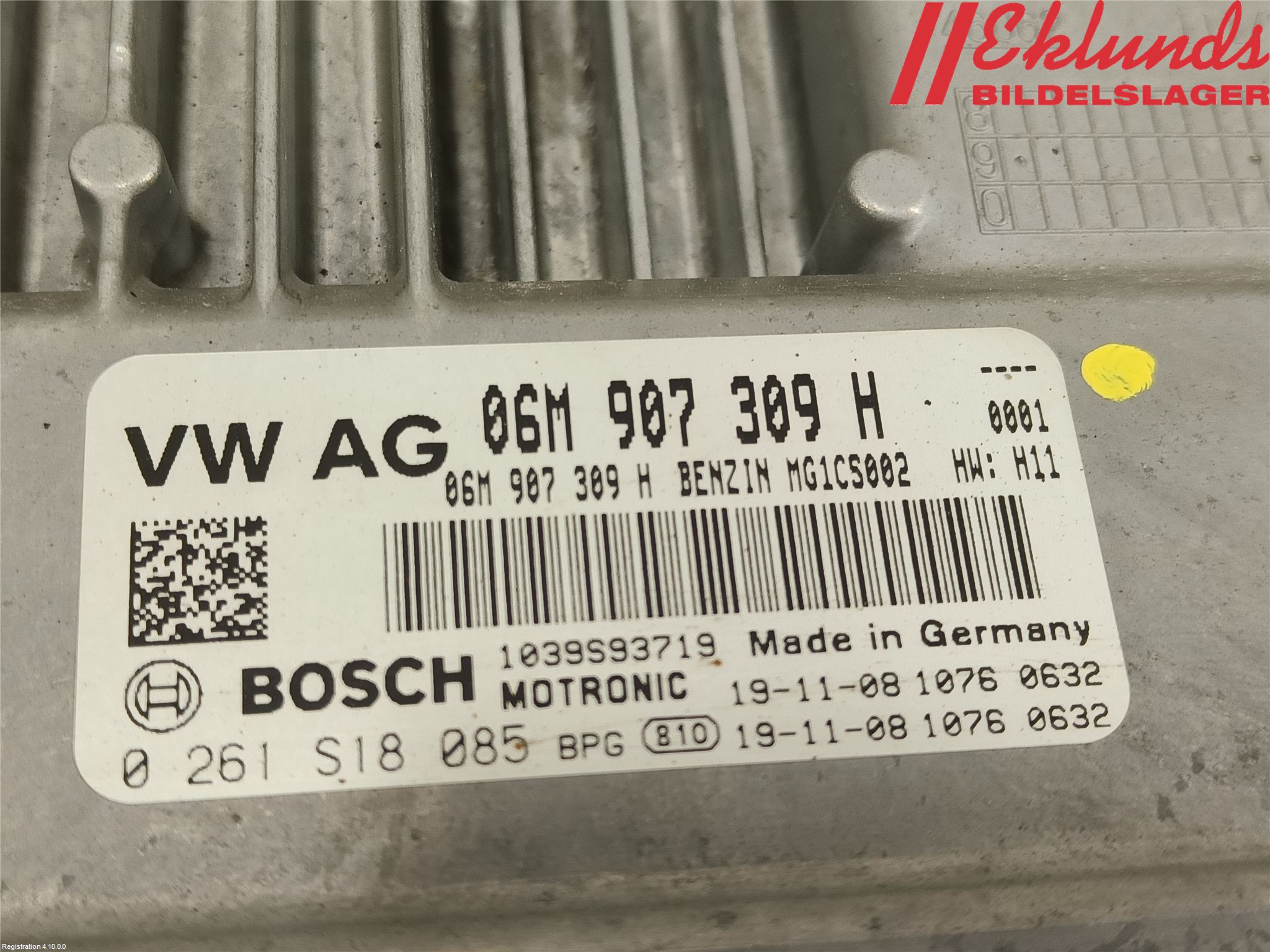 Audi A4/S4 B9 20- Styrenhet Insprut Bensin