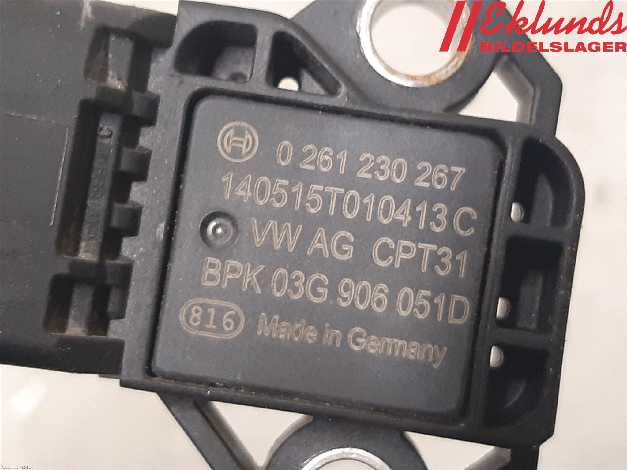 Skoda FABIA 07-14 Givare Laddluftstryck