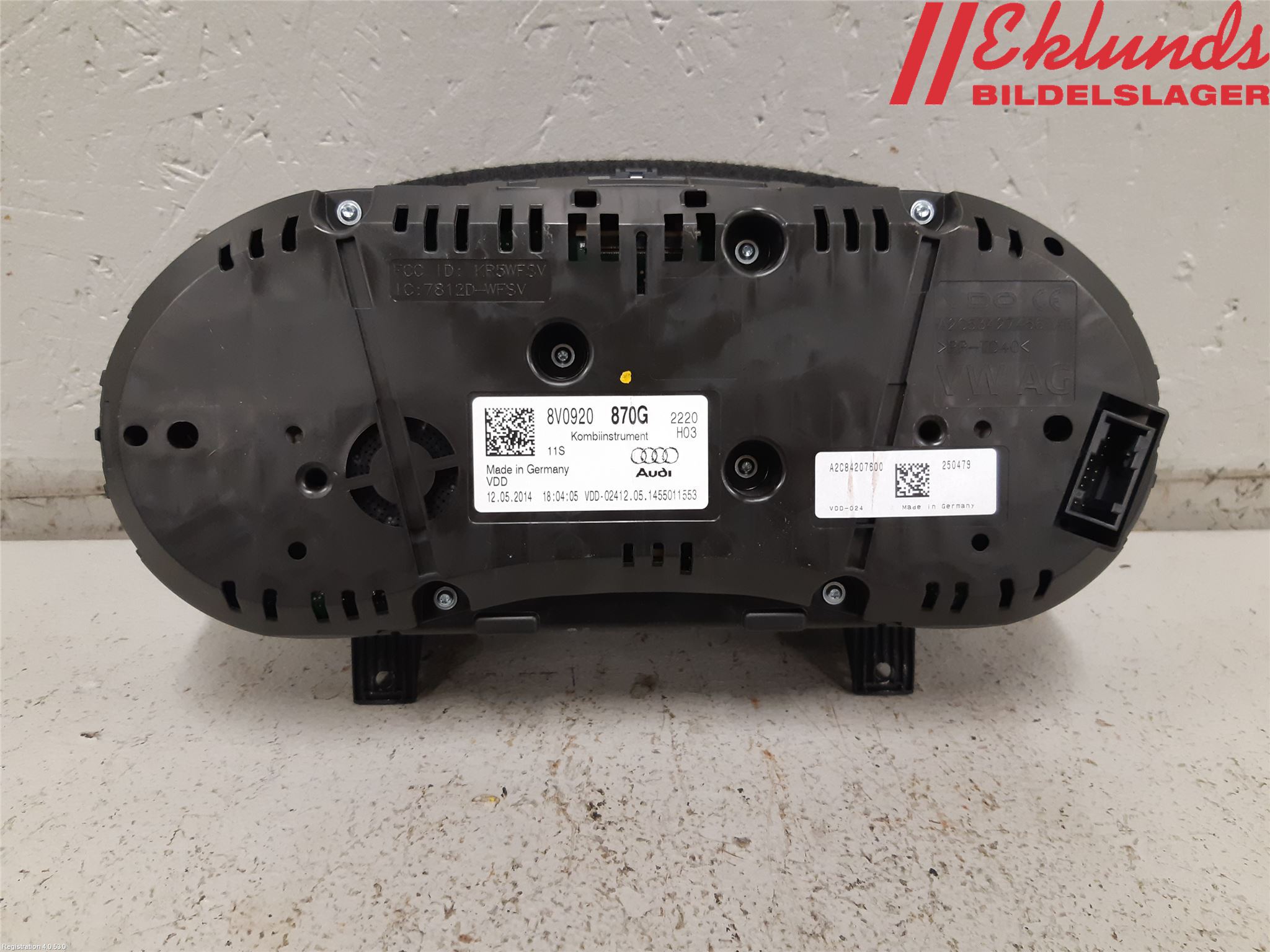 Audi A3/S3 8V 13-20 Instrument Komb