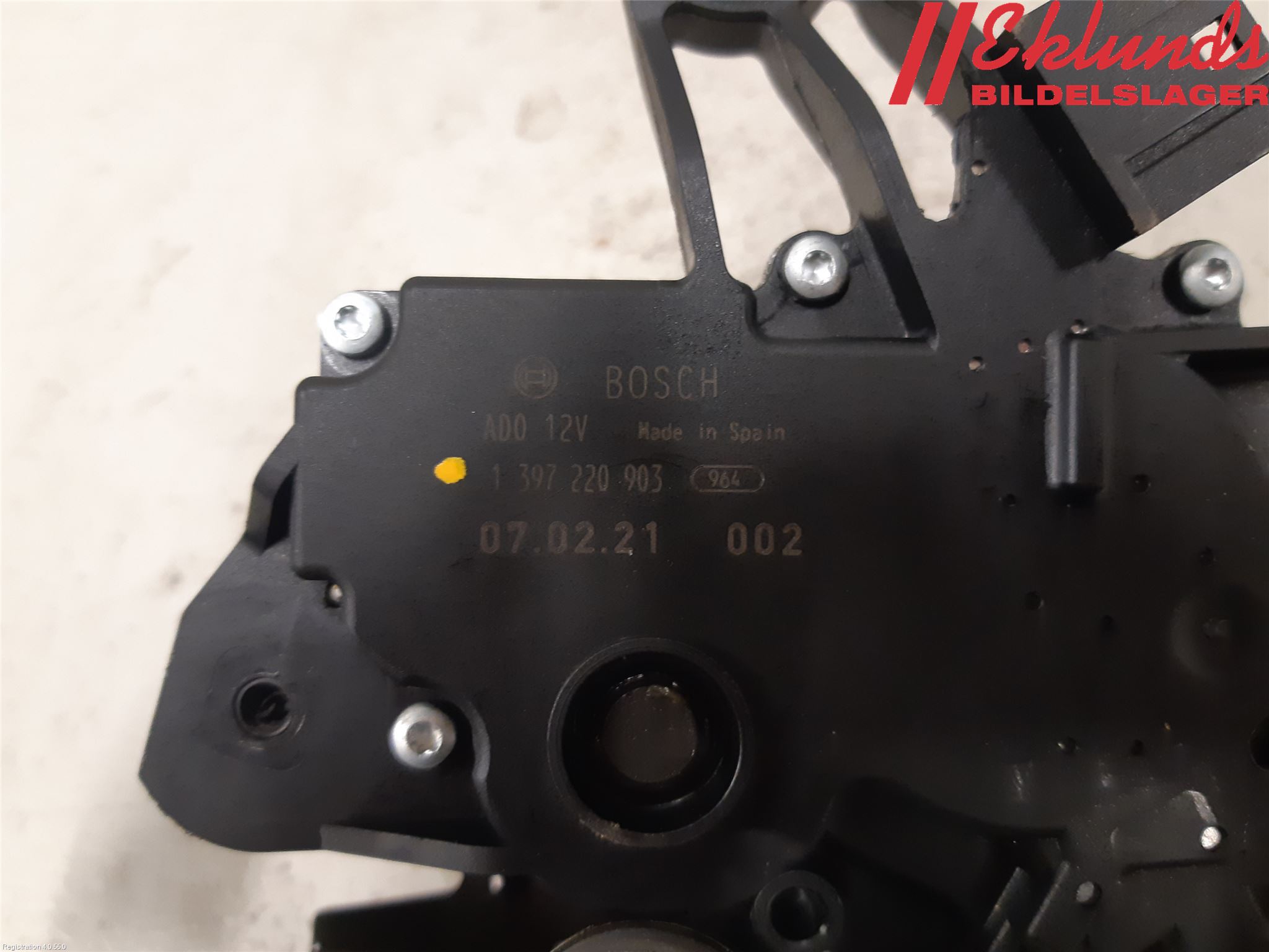 BMW 3 E90/91 SED/TOU 05-12 Torkarmotor Baklucka
