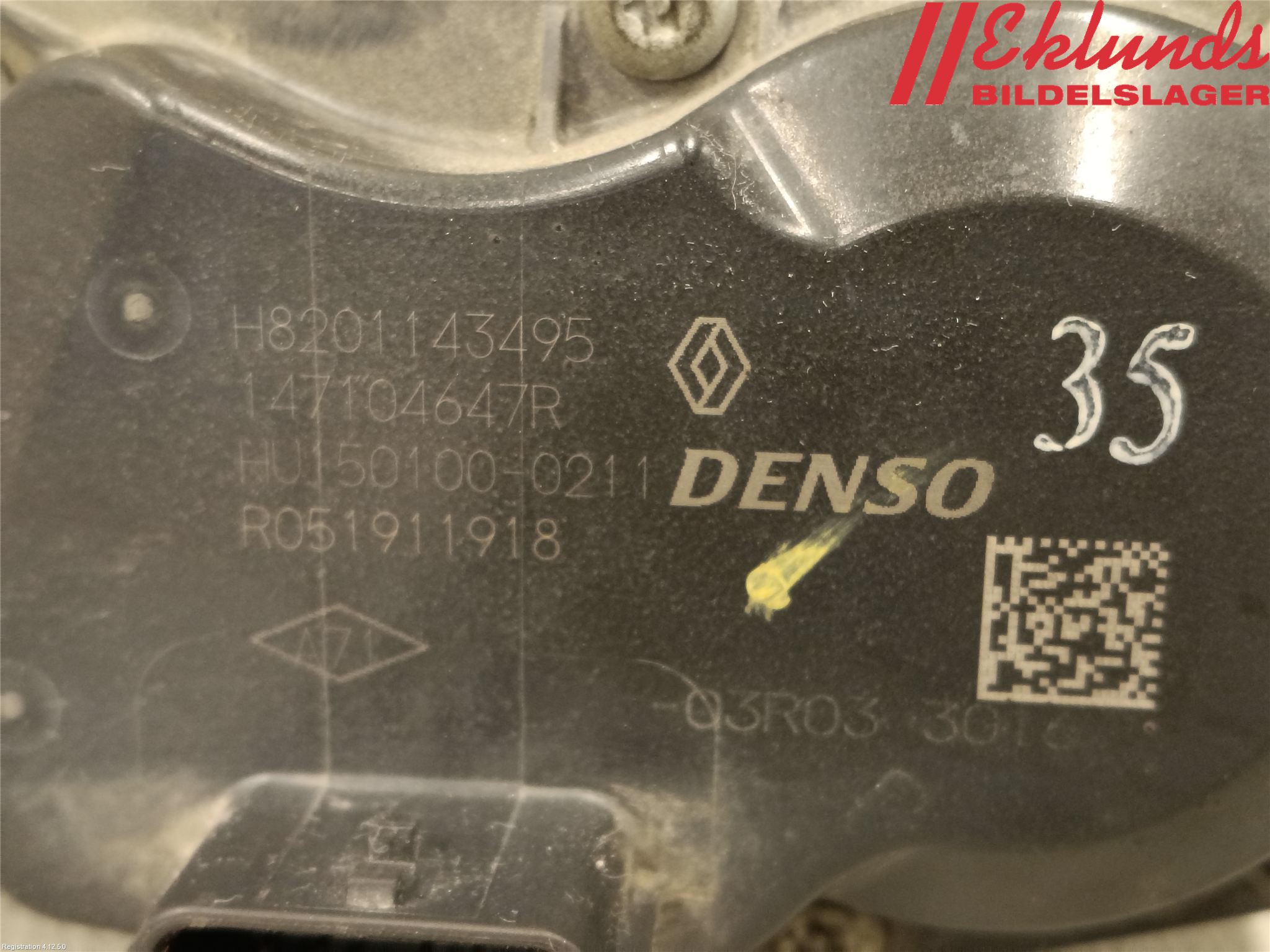 Nissan QASHQAI 14-17 Egr Styrventil