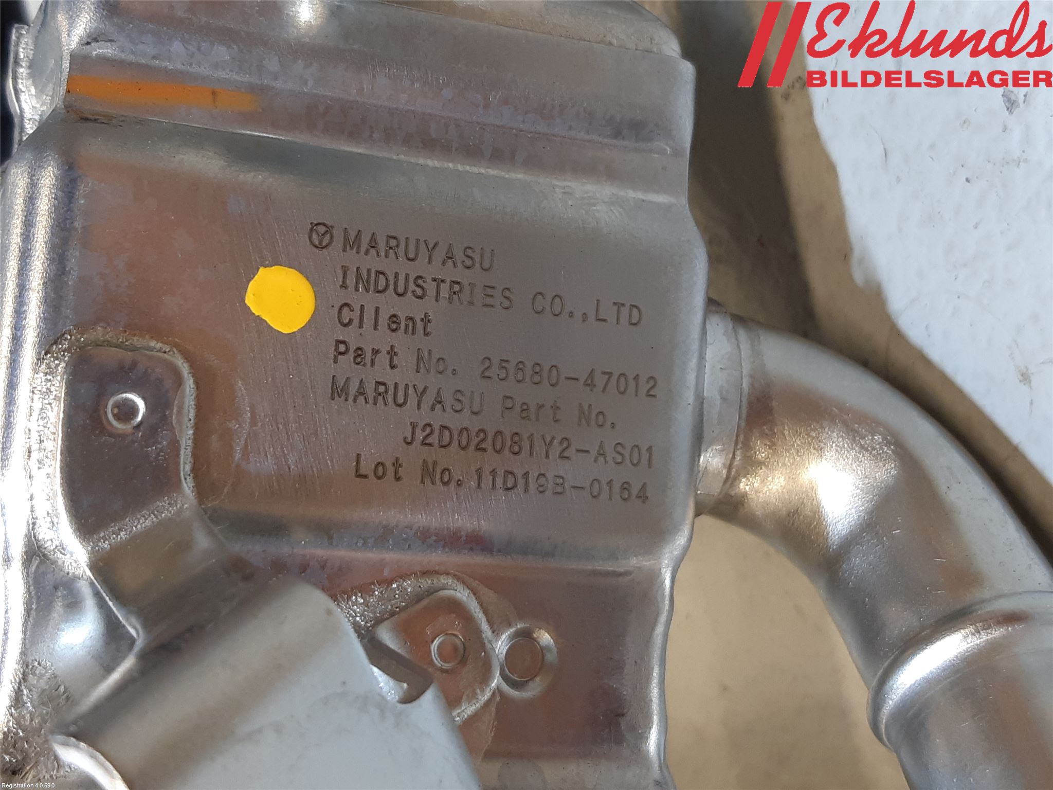 Toyota YARIS XP130 15-20 Egr Ventil