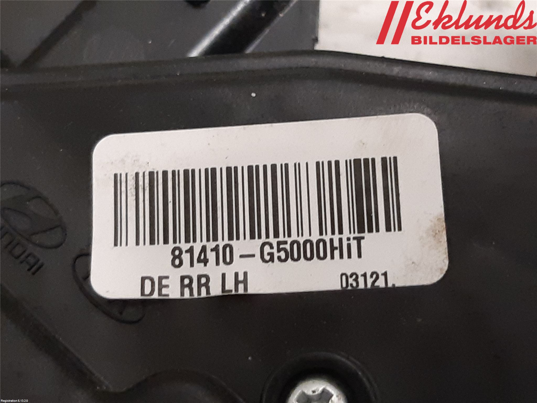 Kia NIRO (DE) 17-22 Låskista-Dörrlås