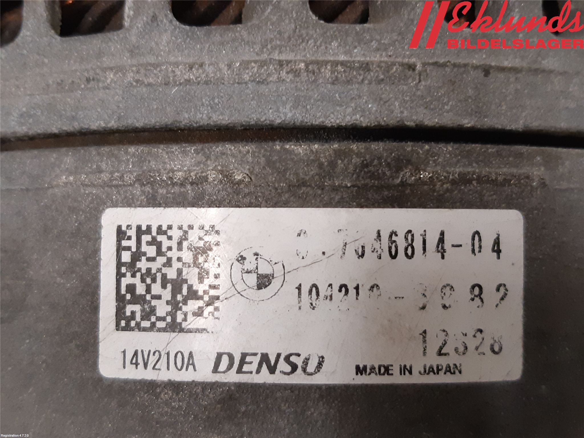 BMW 5 F10/F11/F18 09-17 Generator