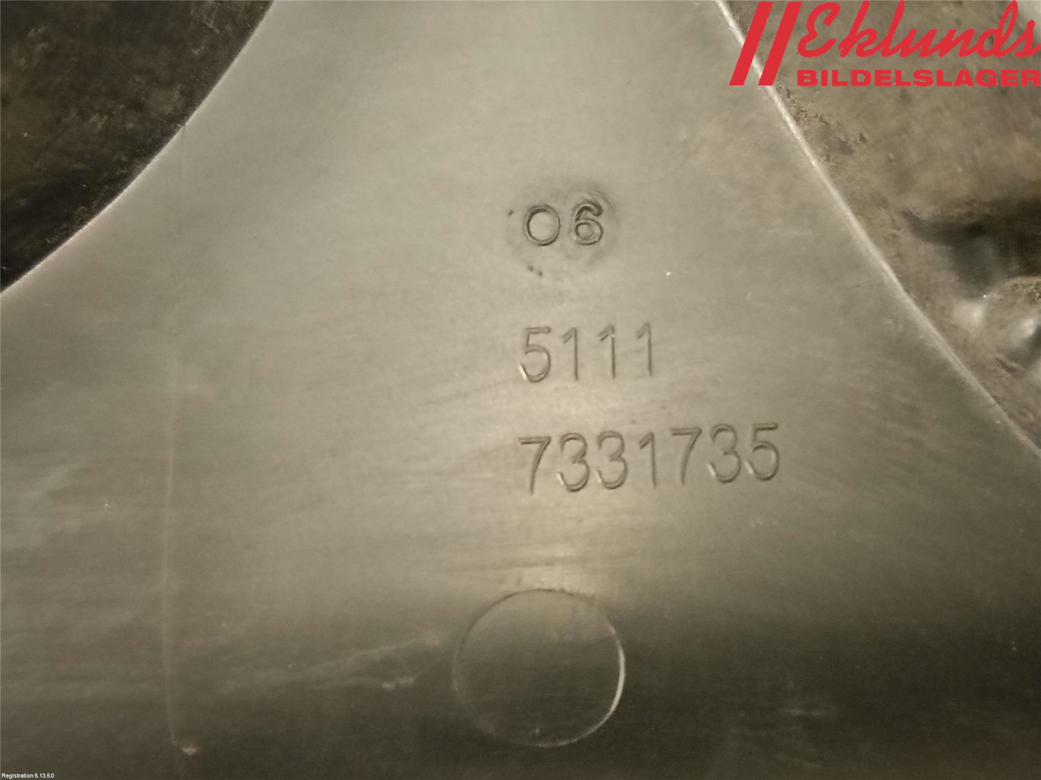 BMW 5 F10/F11/F18 09-17 Dimljussarg Fram