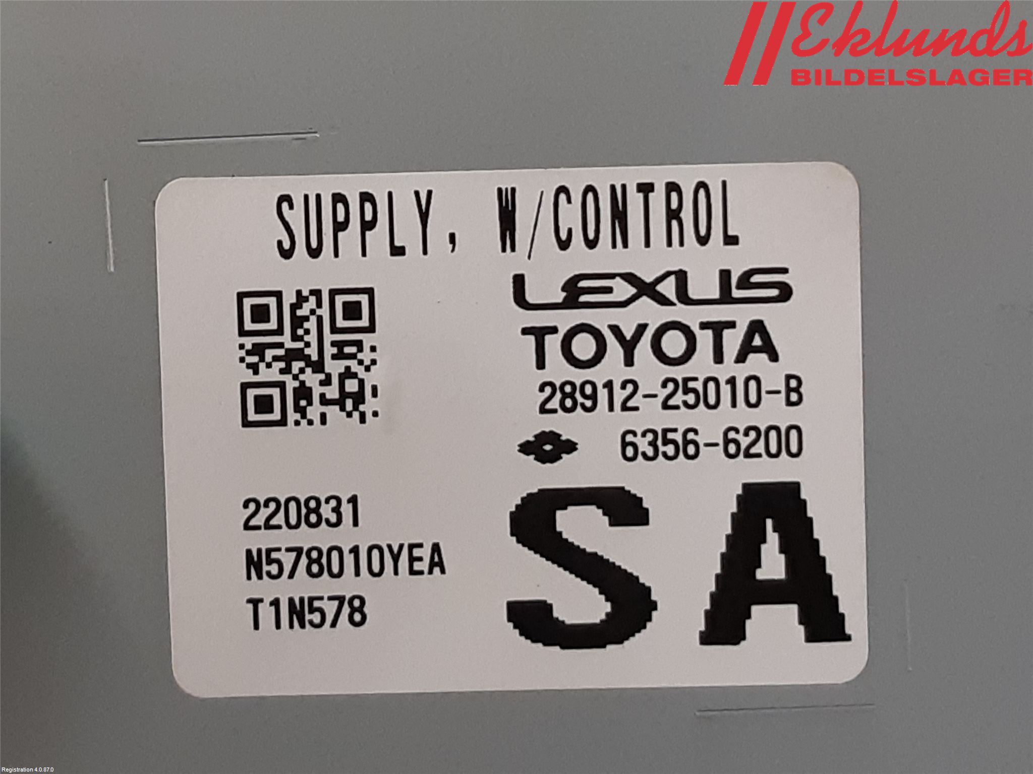 Lexus NX 340h/450h+ 21- Styrenhet Övrigt