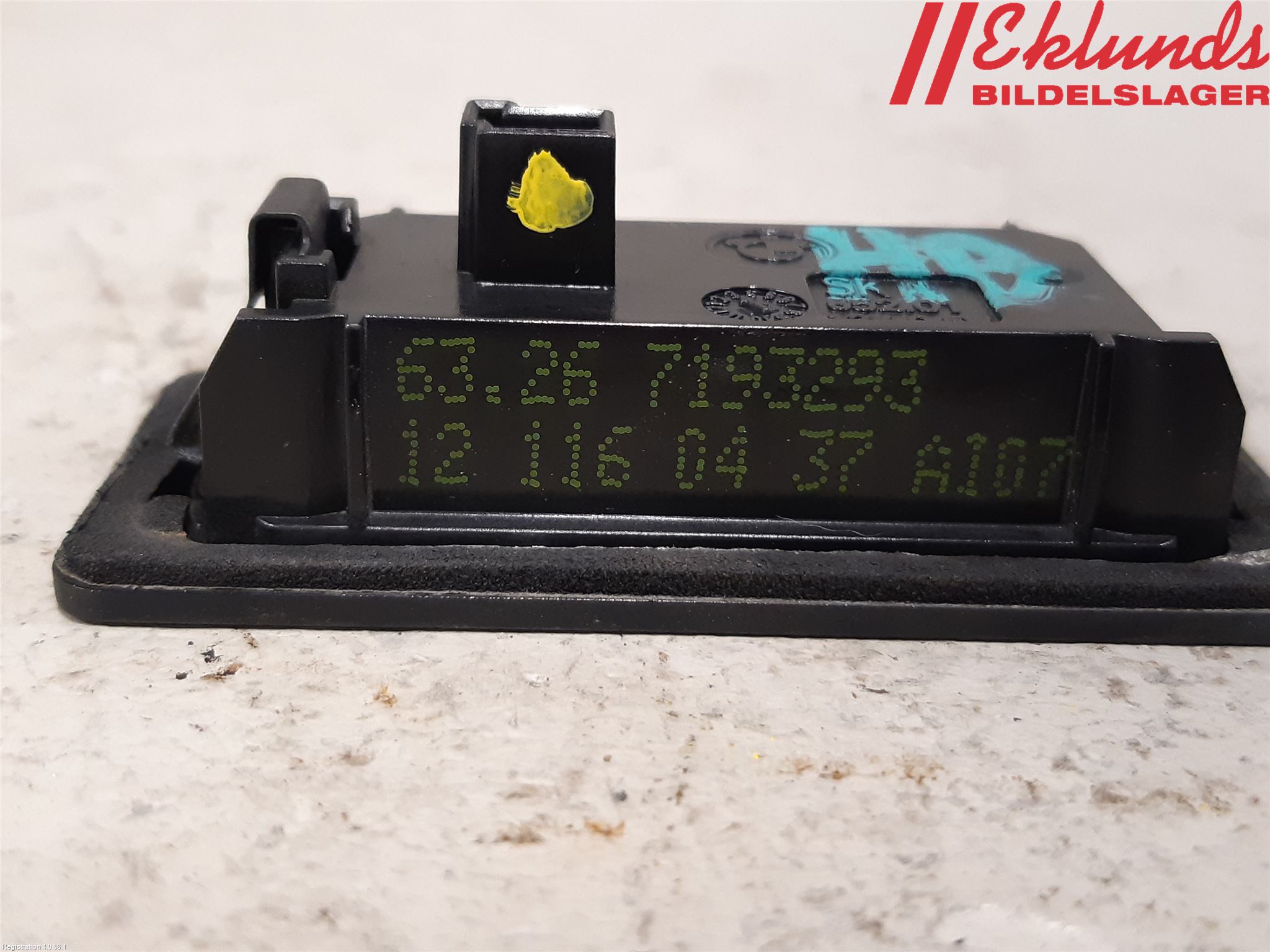 BMW 3 F30/F31/F80 12-19 Skylt Belysning