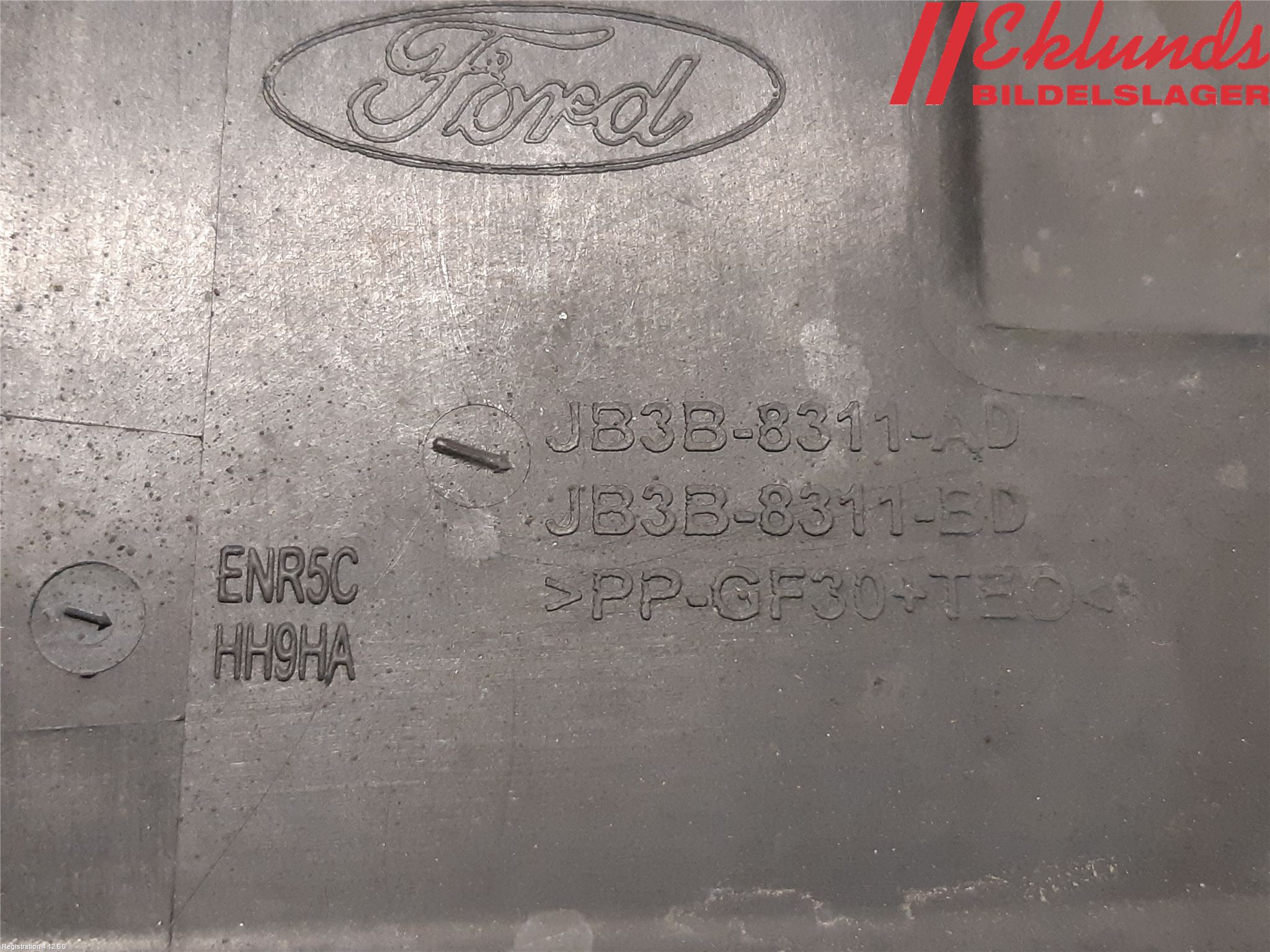 Ford RANGER EU 12-23 Deflektor Plåt-Plast Kylning