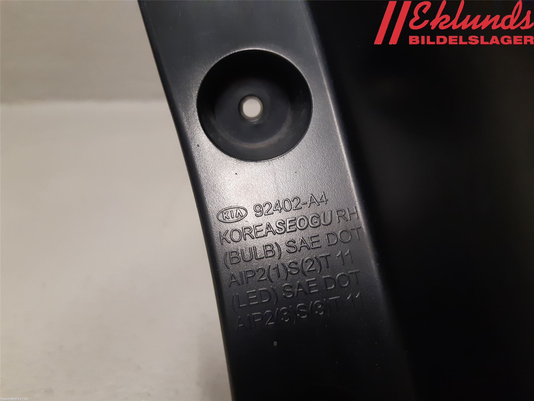 Kia CARENS III 13-19 Bakljus Höger