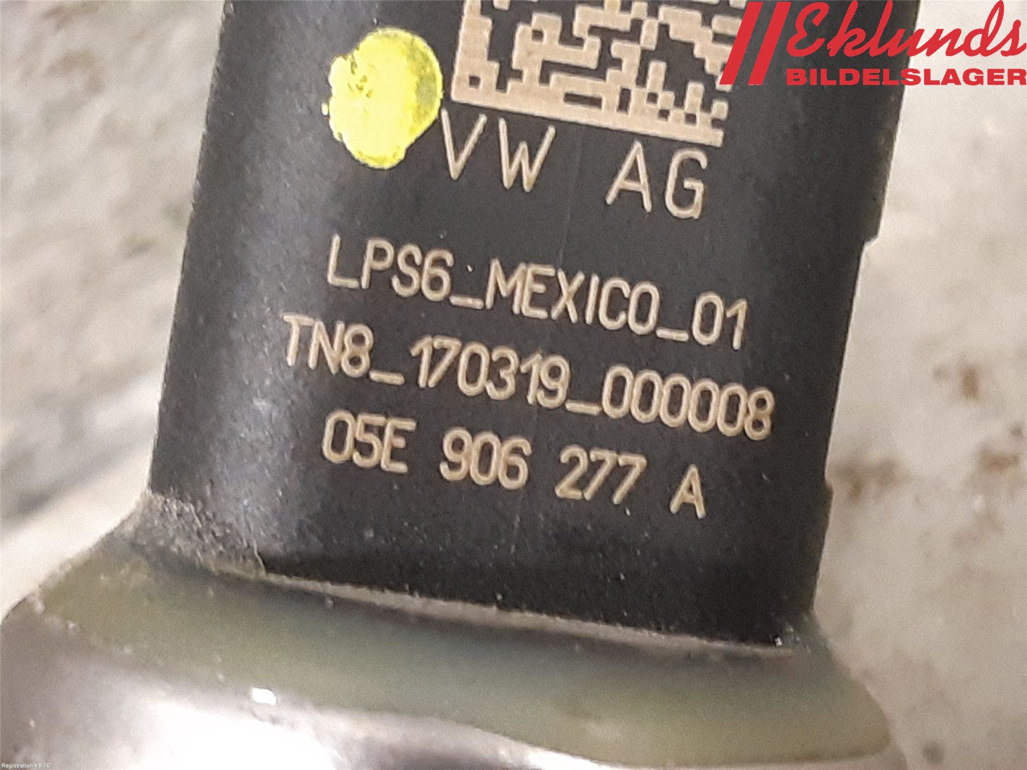 Volkswagen VW GOLF / E-GOLF VII 13-20 Givare Temp-Tryck Avgas