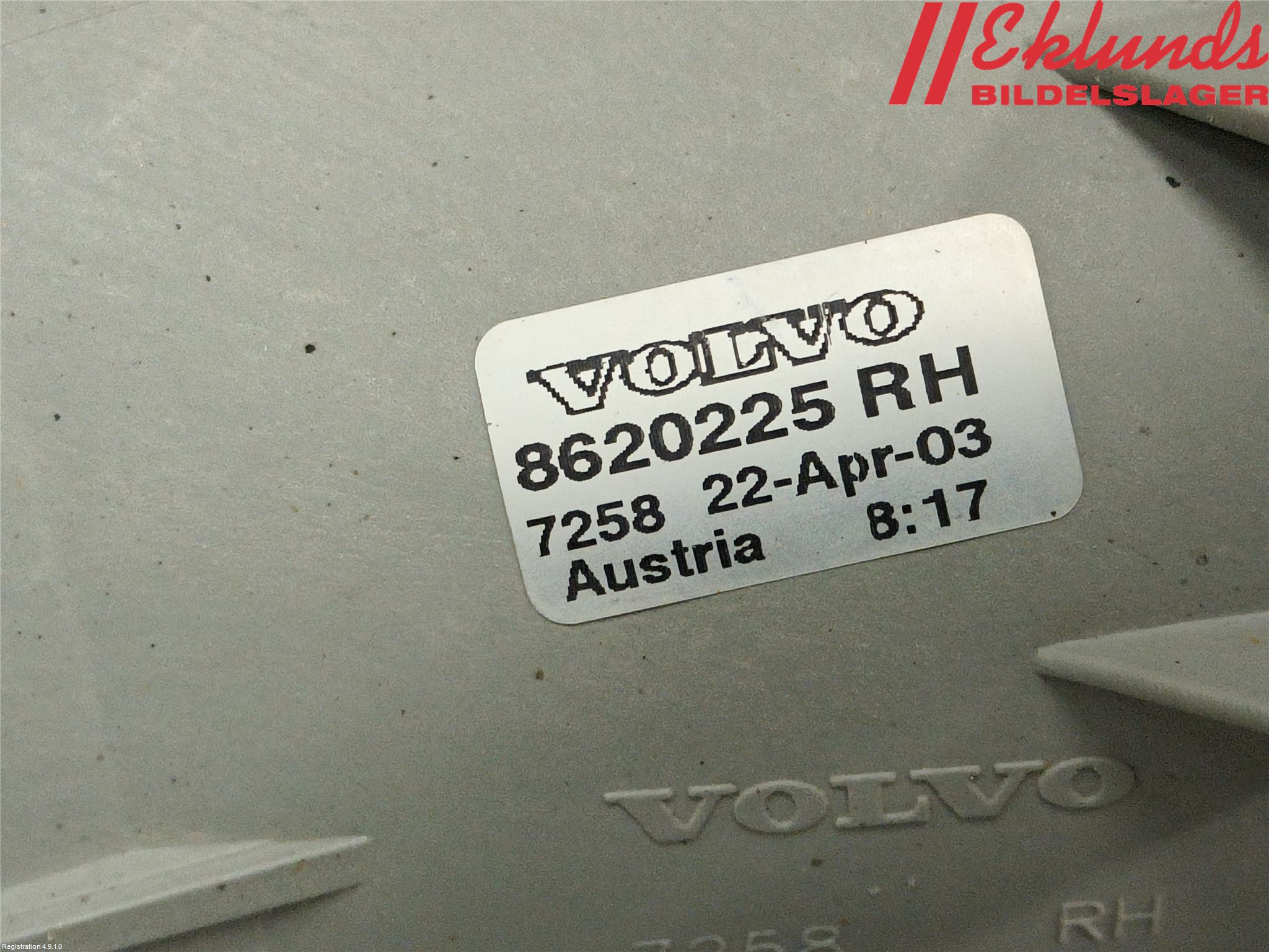 Volvo S80 04-06 Dimljus-Varselljus Fram