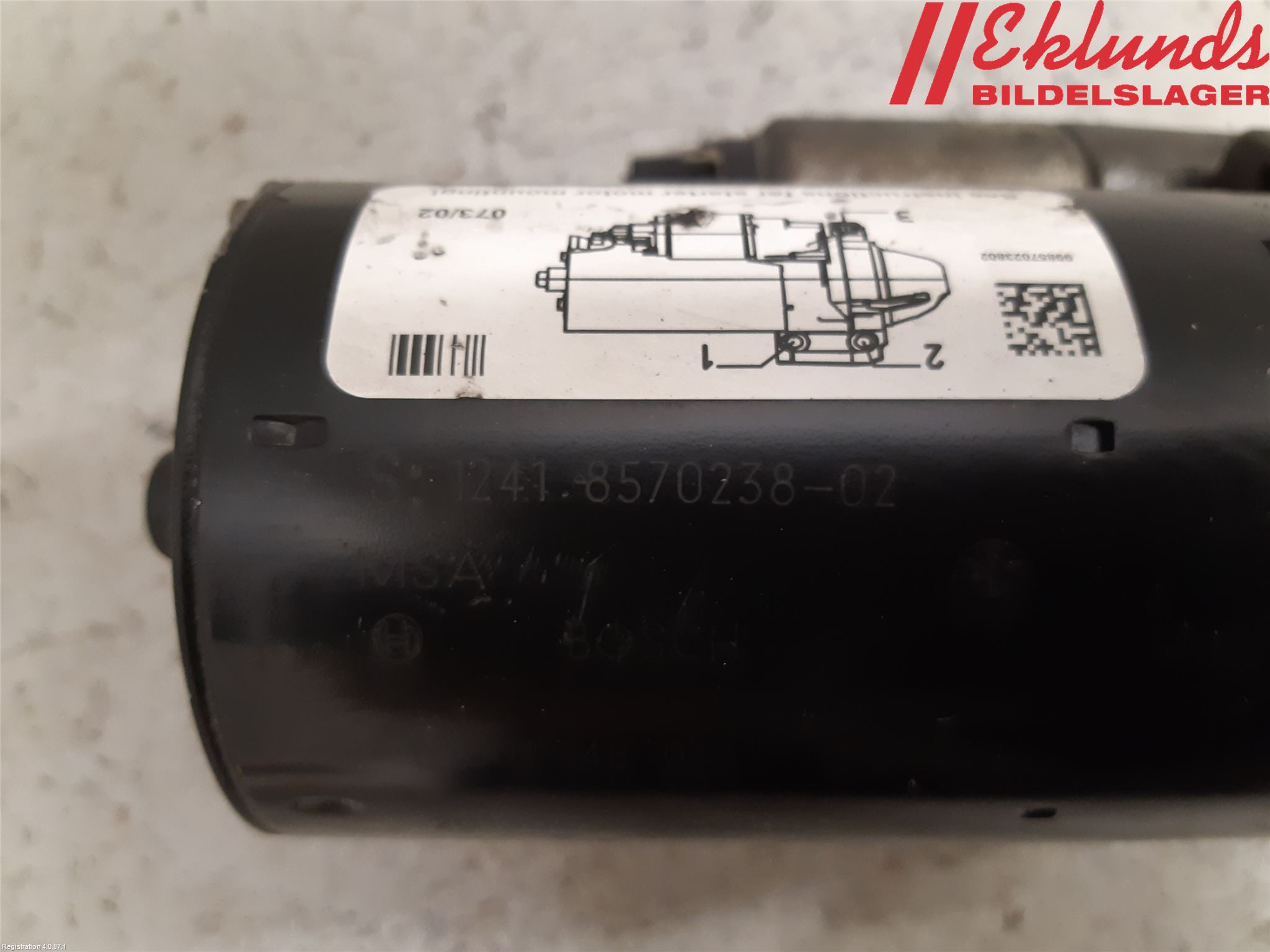 BMW 5 F10/F11/F18 09-17 Startmotor Diesel