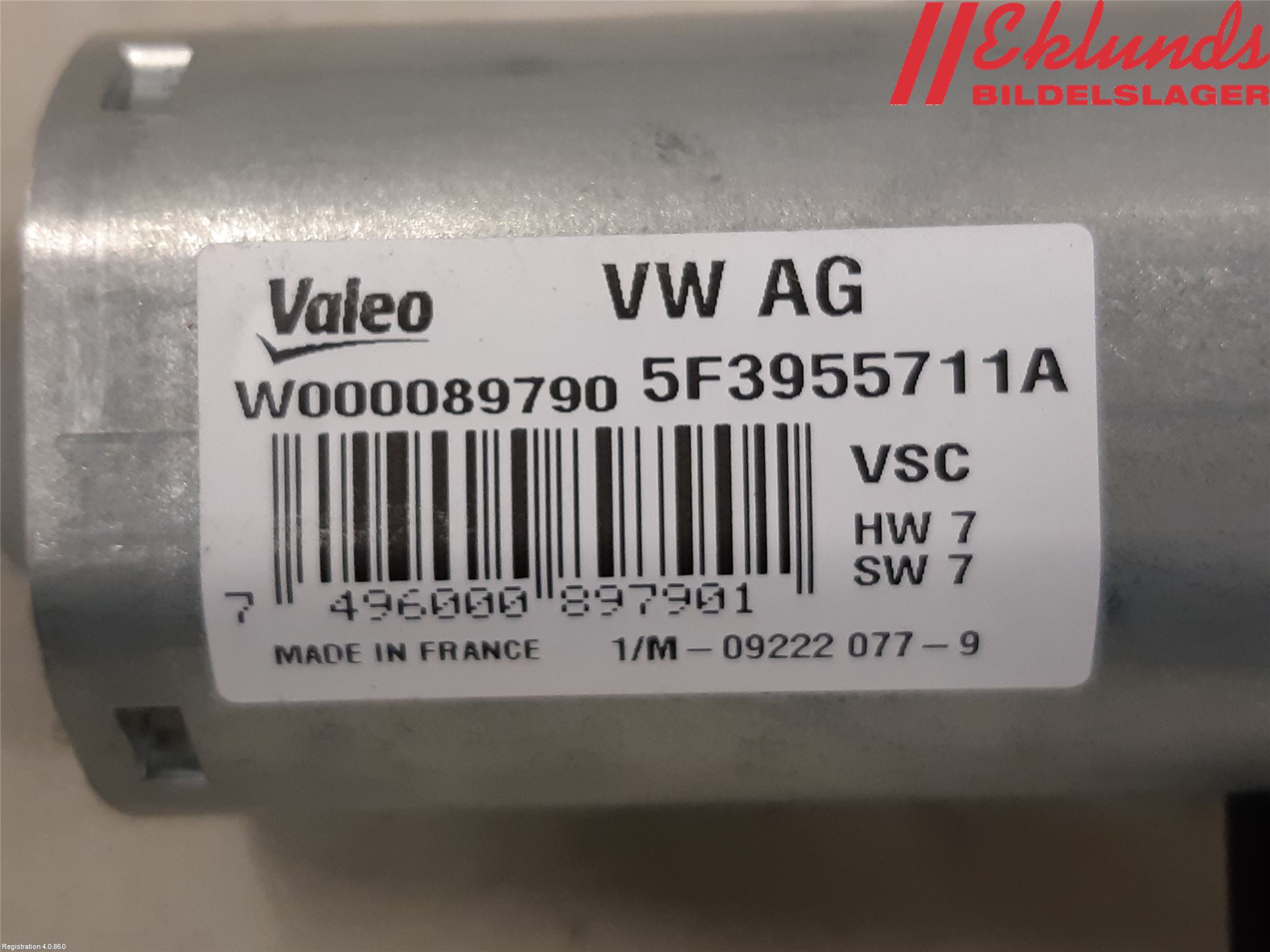 Seat TARRACO 19- Torkarmotor Baklucka