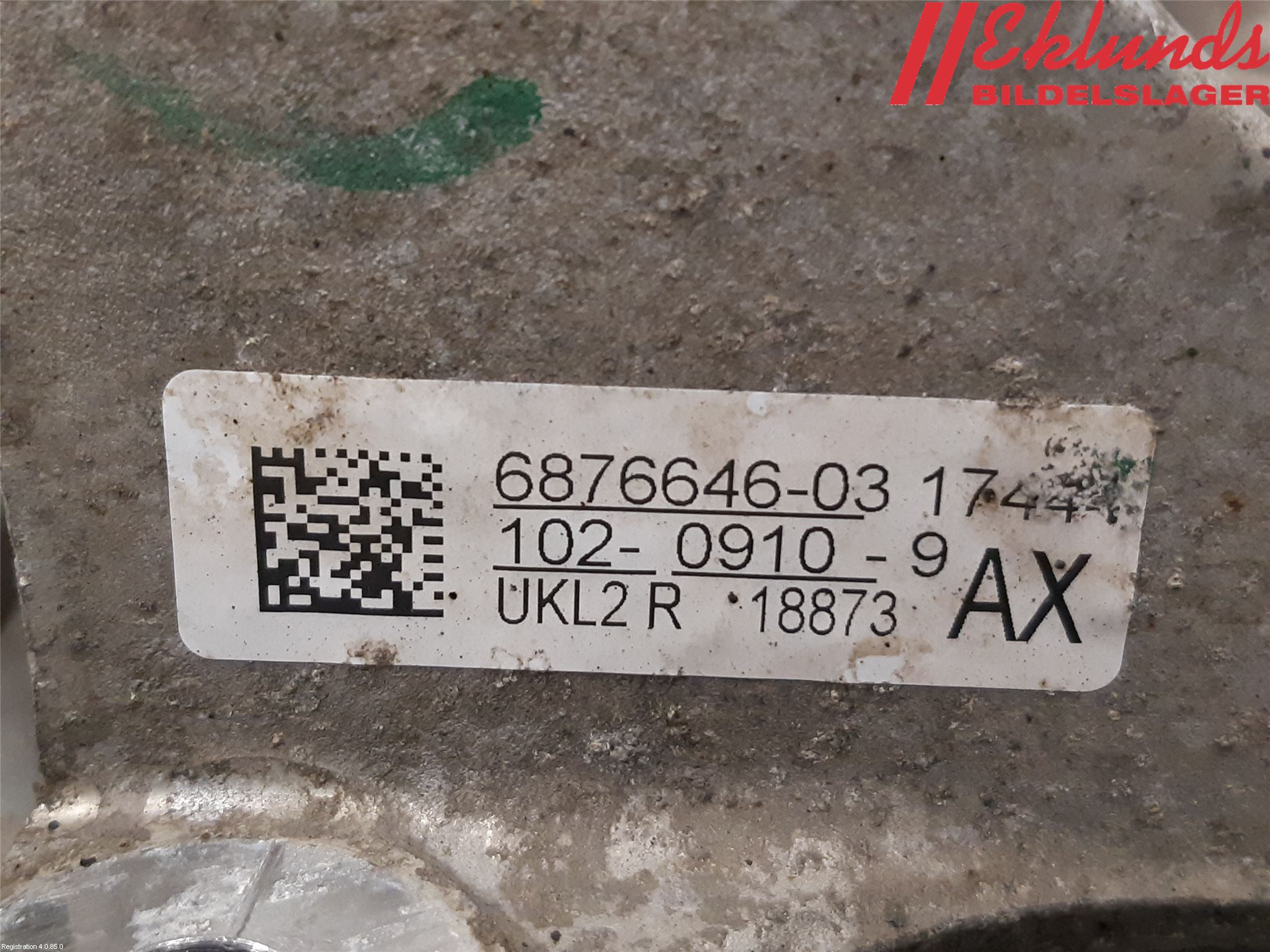 BMW X1 F48 15-22 Styrspindel Lagerhus Hö