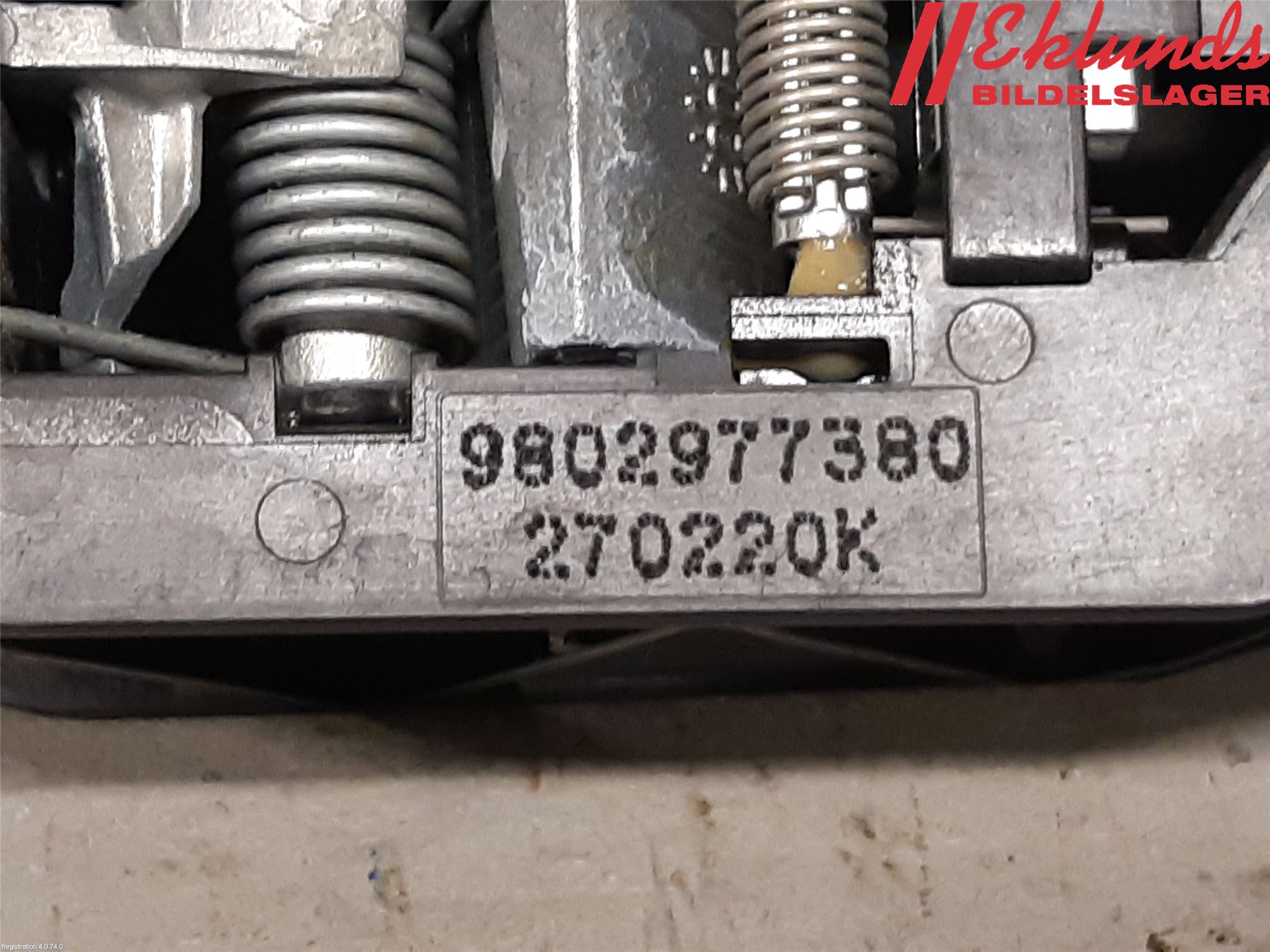 Citroen BERLINGO/E-BERLINGO 19- Dörrhandtag Yttre Vä