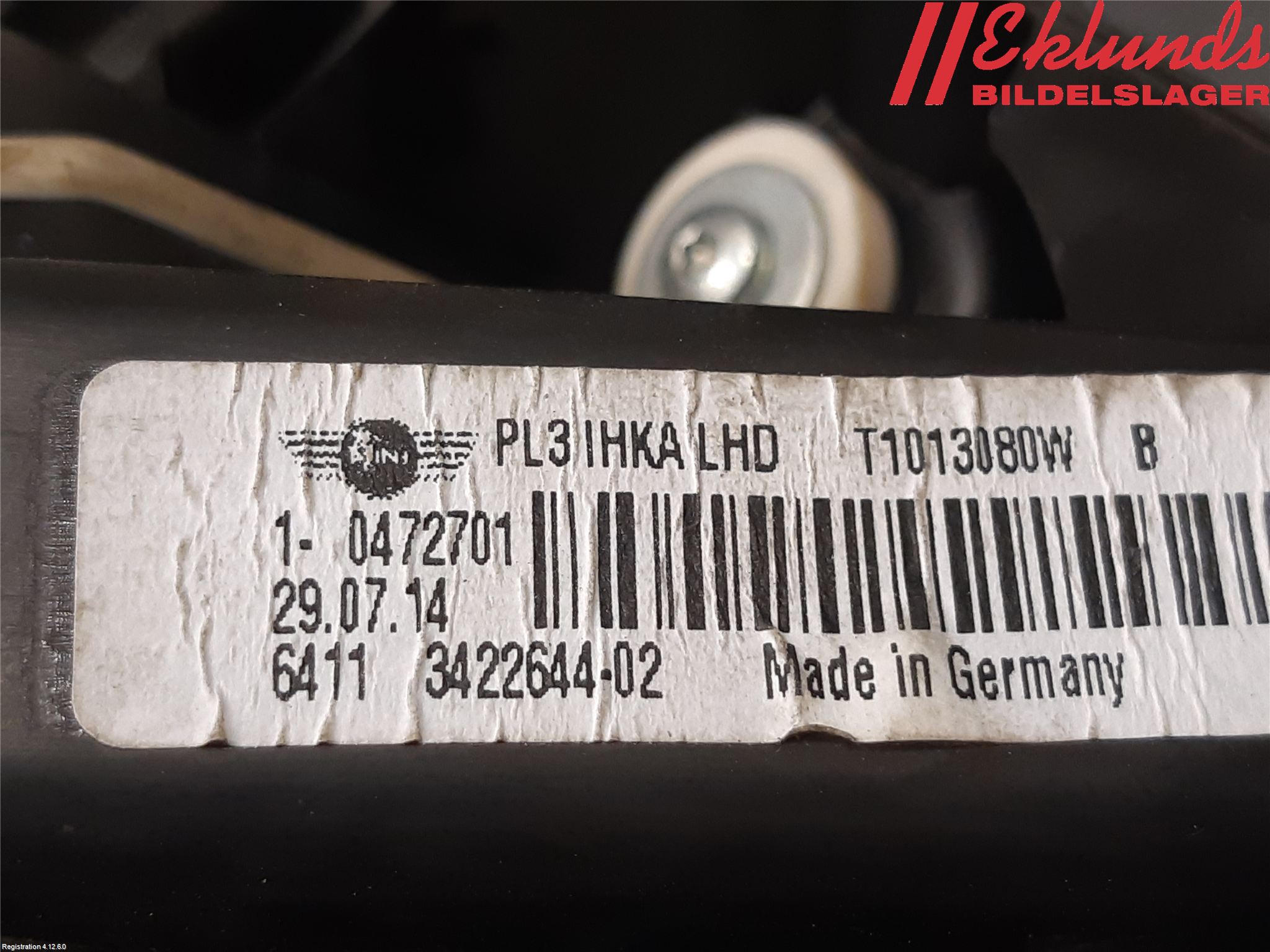 Mini COUNTRYMAN R60 11-16 Värmefläkt