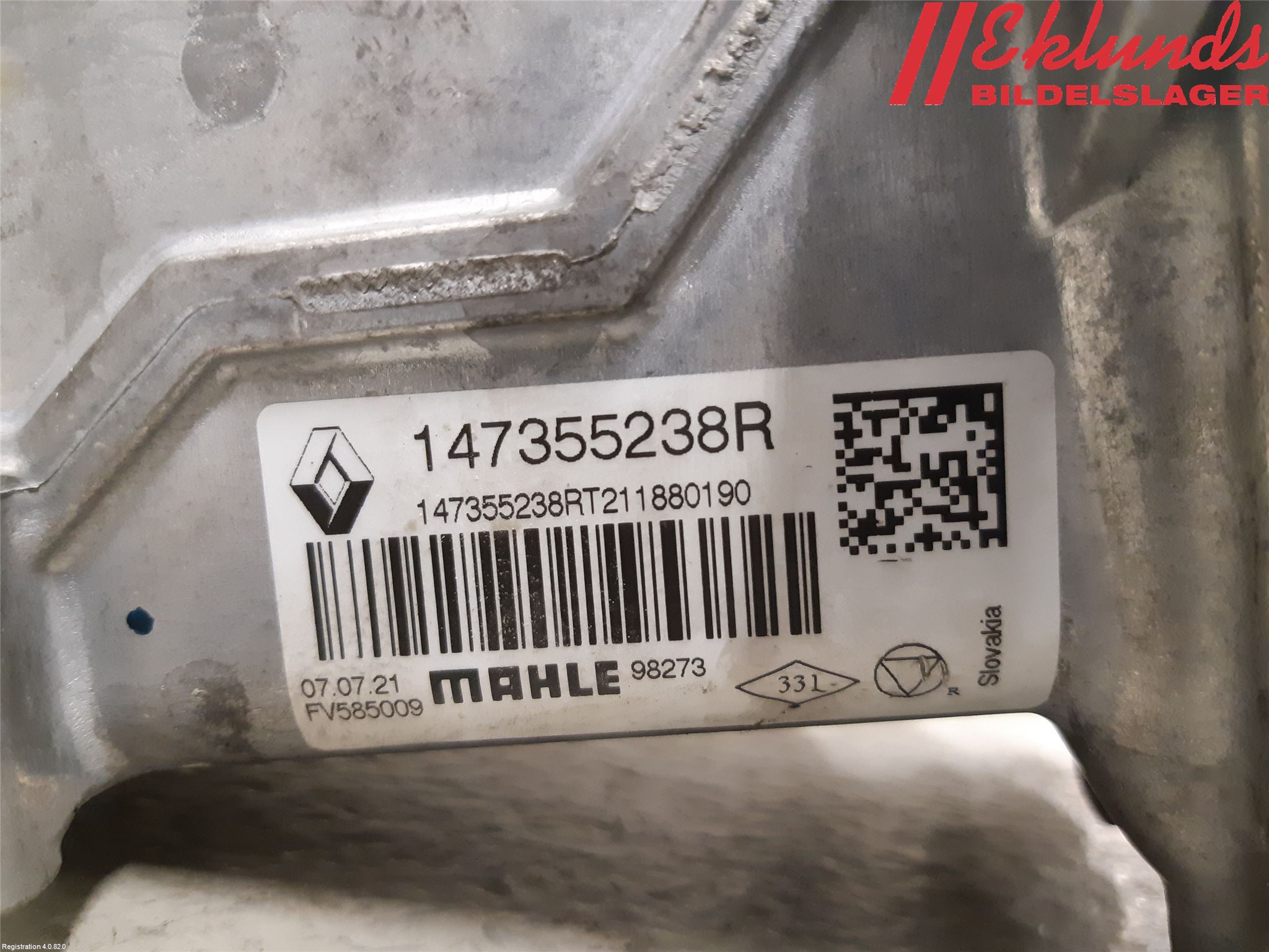 Renault MASTER III 20-24 Avgaskylare