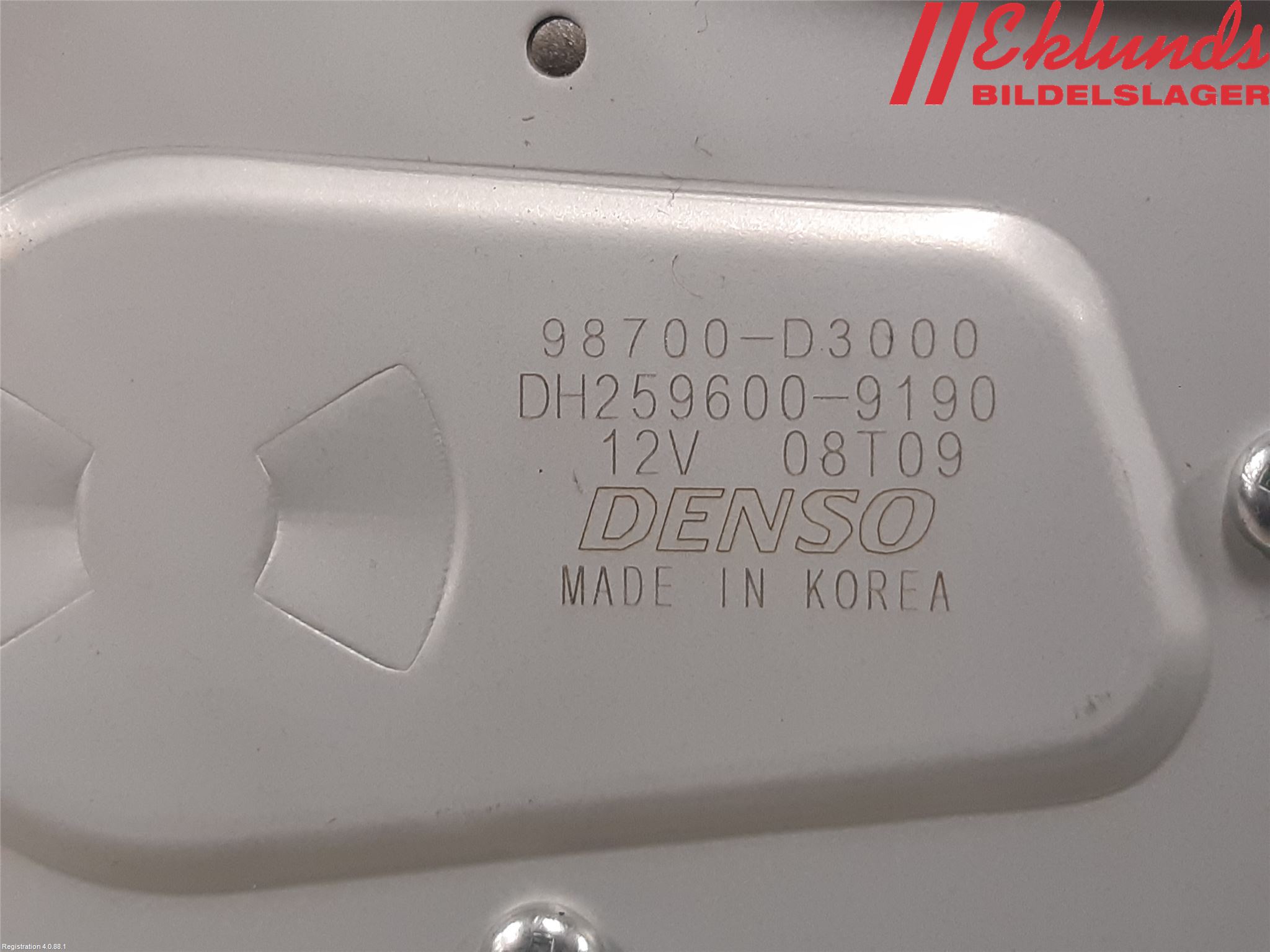 Hyundai TUCSON 05- Torkarmotor Baklucka