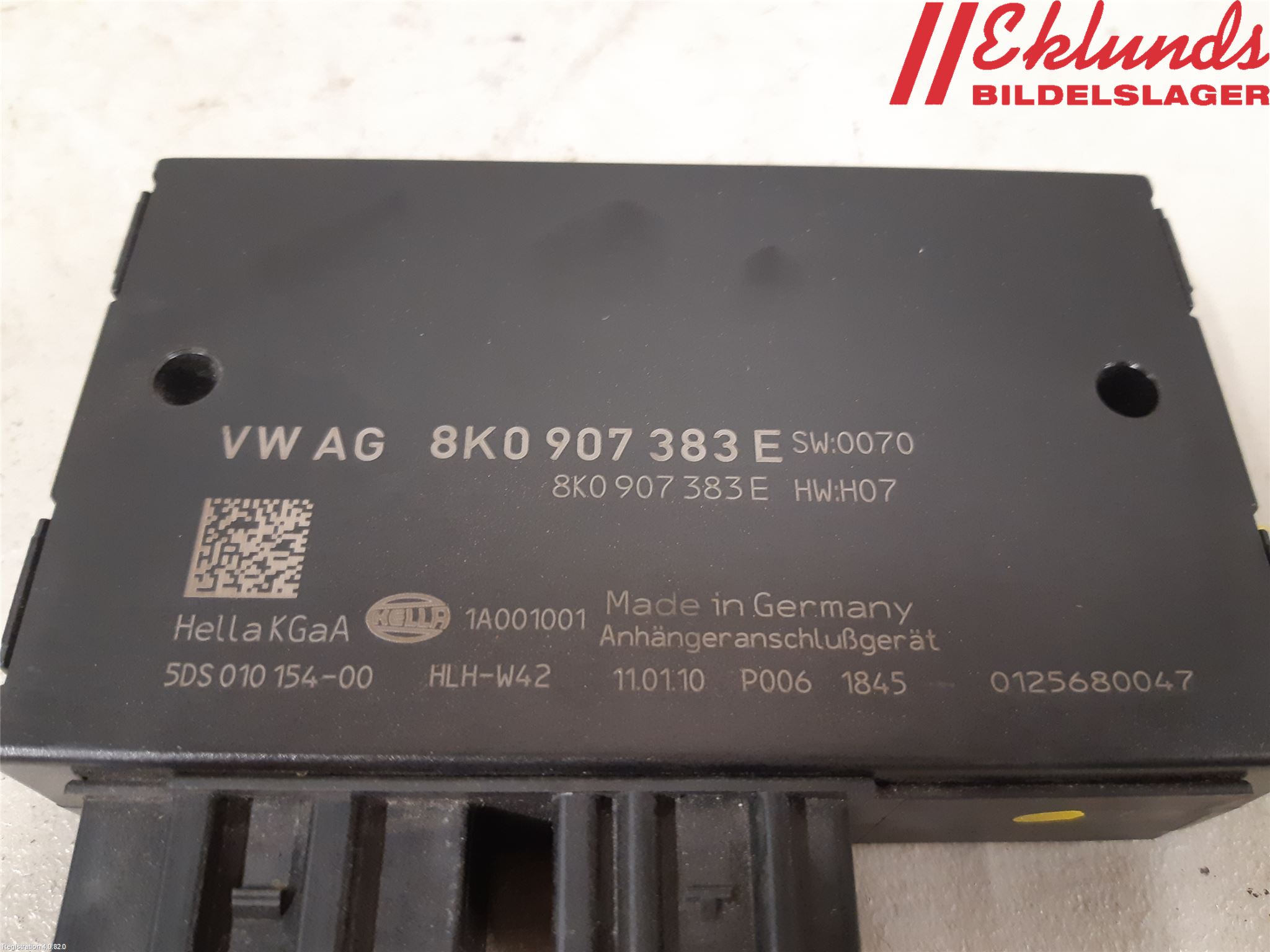 Audi A4/S4 08-11 Styrenhet Dragkrok