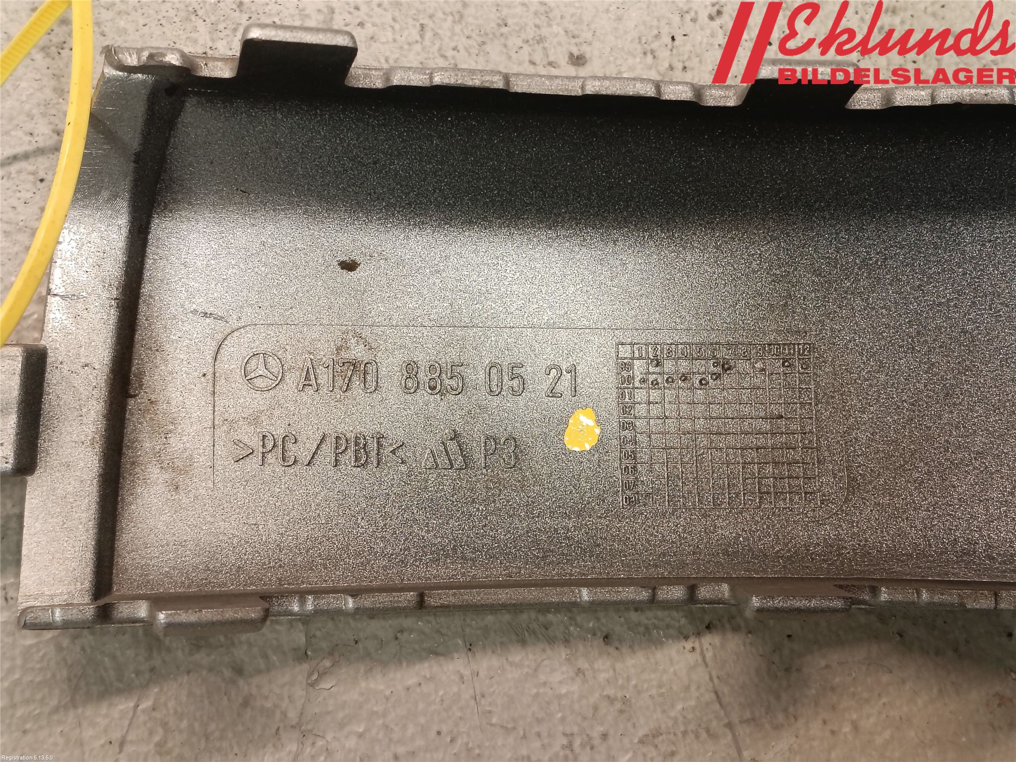 Mercedes-Benz MB SLK (R170) 96-04 Stöt Utfyllnad-List-Grill